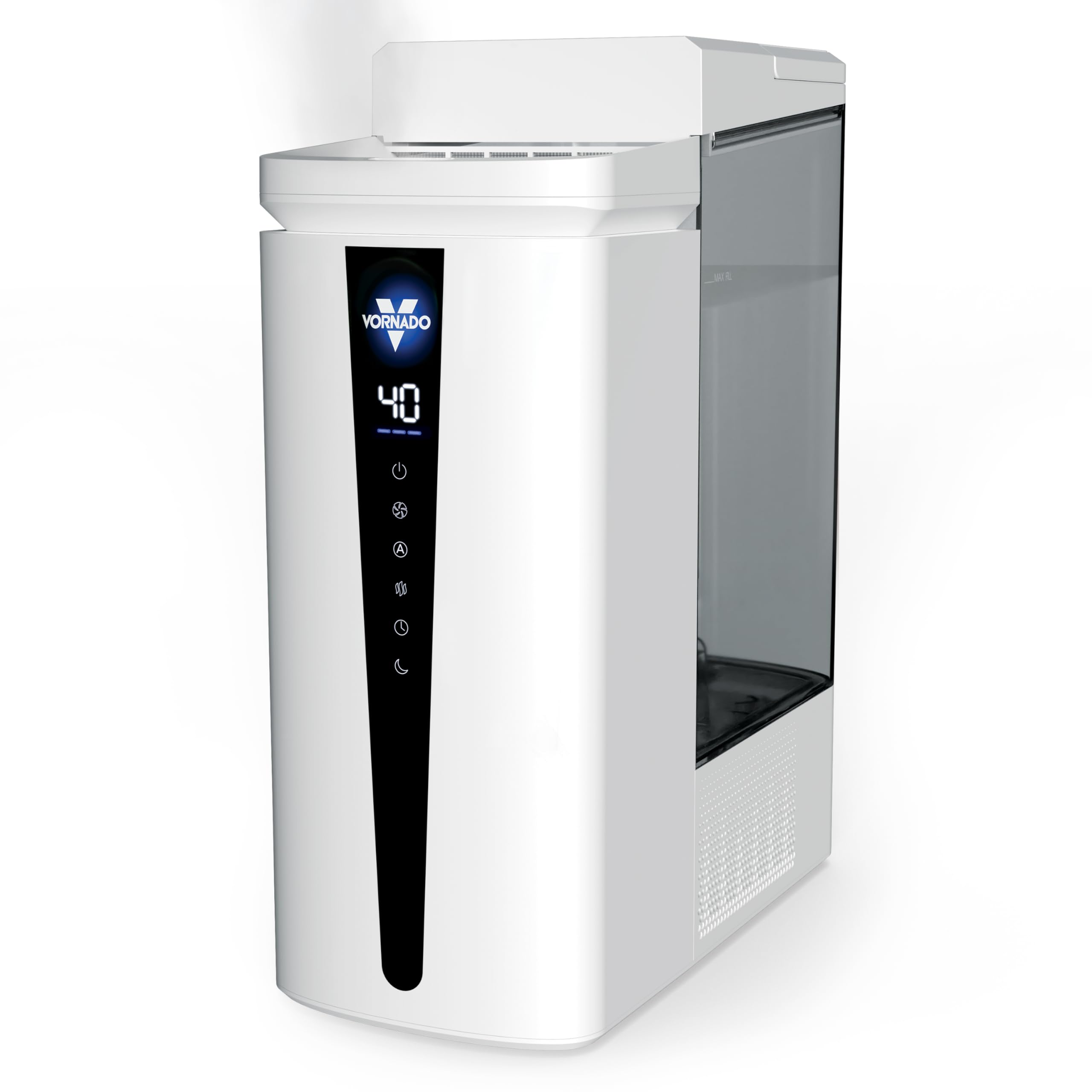 Vornado MISTIC 6 Whole Room Ultrasonic Humidifier, Top-Fill, Aromatherapy, 1.5-Gallon Tank, 3-Gallon Output, Warm or Cool Mist H