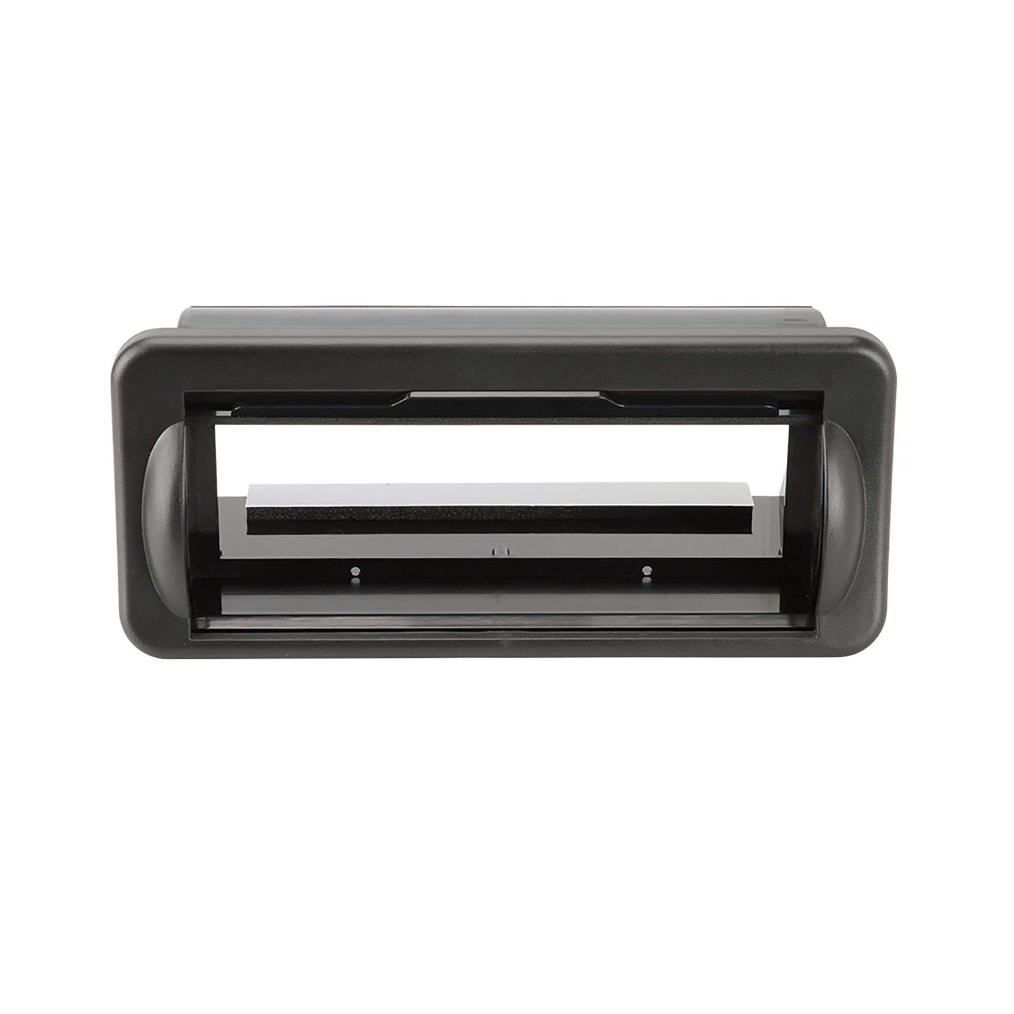 Scosche Acm5B Universal Marine Radio Cover   Water Resistant Boat Dash Radio Protector Shield With Spring Loaded Flip Up Retract