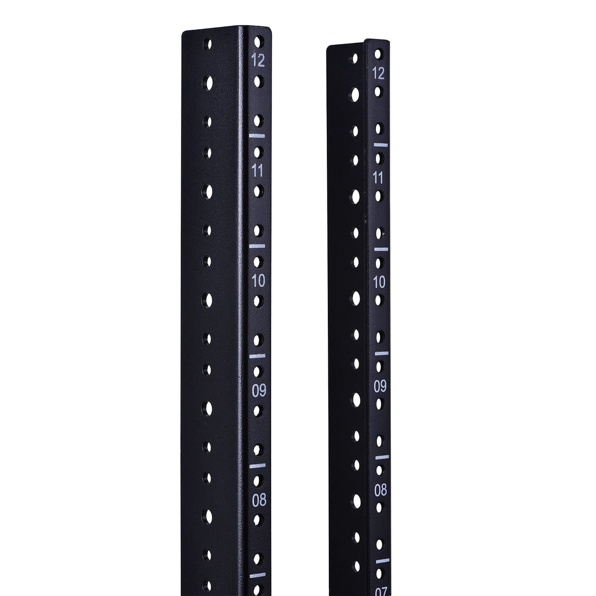 Rackpath 12U Vertical Server Rack Rail Pair Kit, Diy Rack Build, 12 24 Screws X48