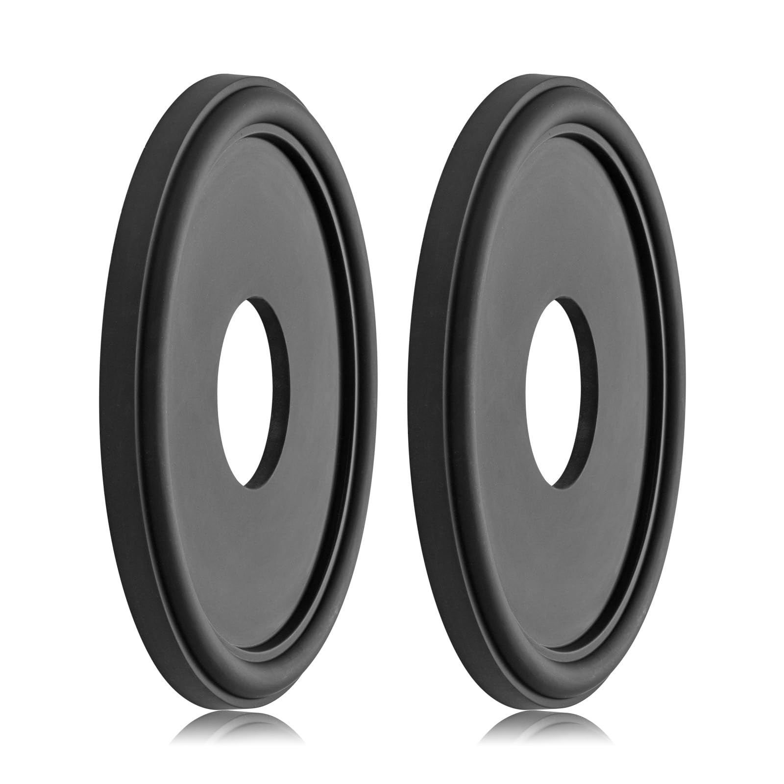 Eifhyt Molded Pu Ceiling Medallion For Light Fixtures And Ceiling Fans, 13.1''Od X 4''Id X 1''P (Fits Canopies Up To 10.25'') Bl