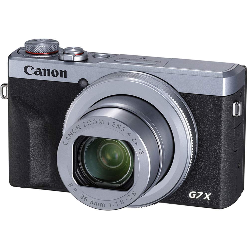 Canon PowerShot G7X Mark III Digital Camera with 4.2x Optical Zoom Lens (Silver)