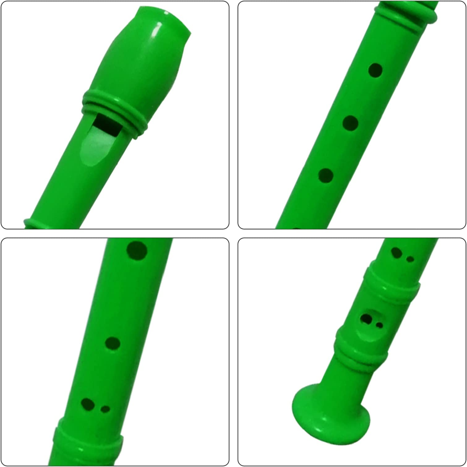 Soprano Recorder 8 Hole Classic German Style Descant Flute Musical Instruments + Cleaning Rod For Beginners School Graduation Gi