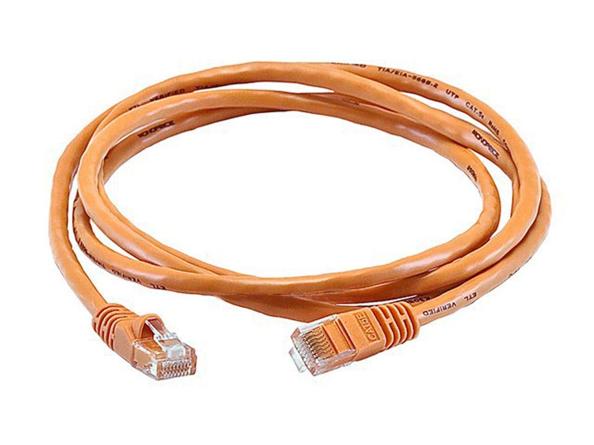 Cat5E 24Awg Utp  Patch Cable_ 5Ft Orange