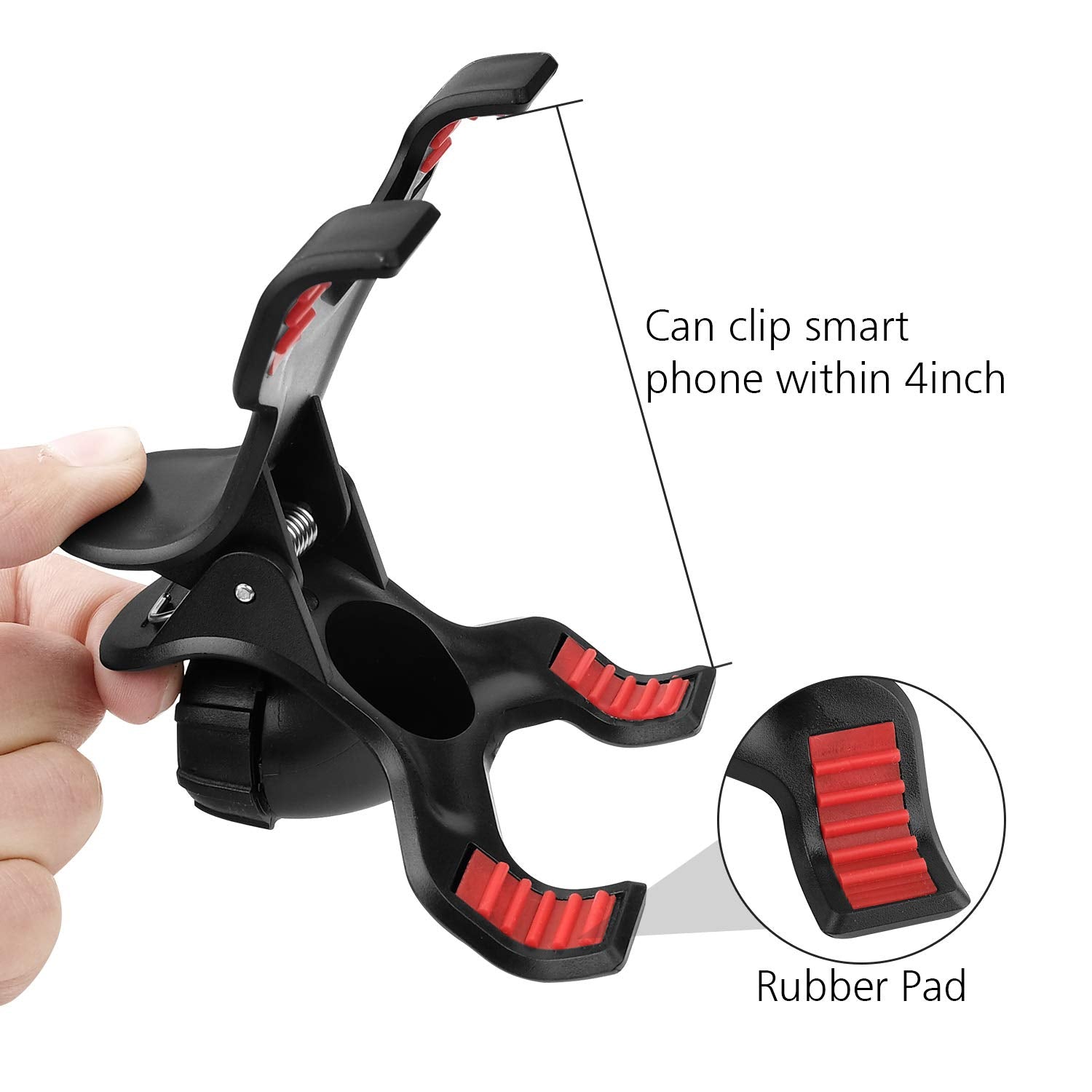 Chromlives Phone Overhead Video Stand Articulating Arm Phone Mount Overhead Table Top Mount Flexible 360 Rotation Cell Phone Cli