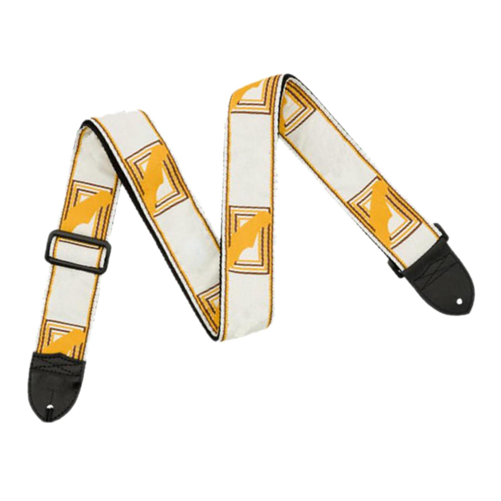 SECRET DESIRE Guitar Strap Thickening Embroidered widening Polyester for Bass Acoustic White Yellow|Guitar accessories|tools gea