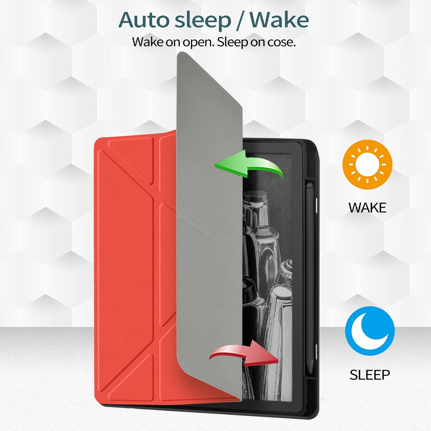 Dtanglsm Case For Kindle Scribe 10.2 Inch 2022 Release Premium Leather Kindle Scribe Case 10.2 Inch Kindle Scribe 2022 Cover Sta