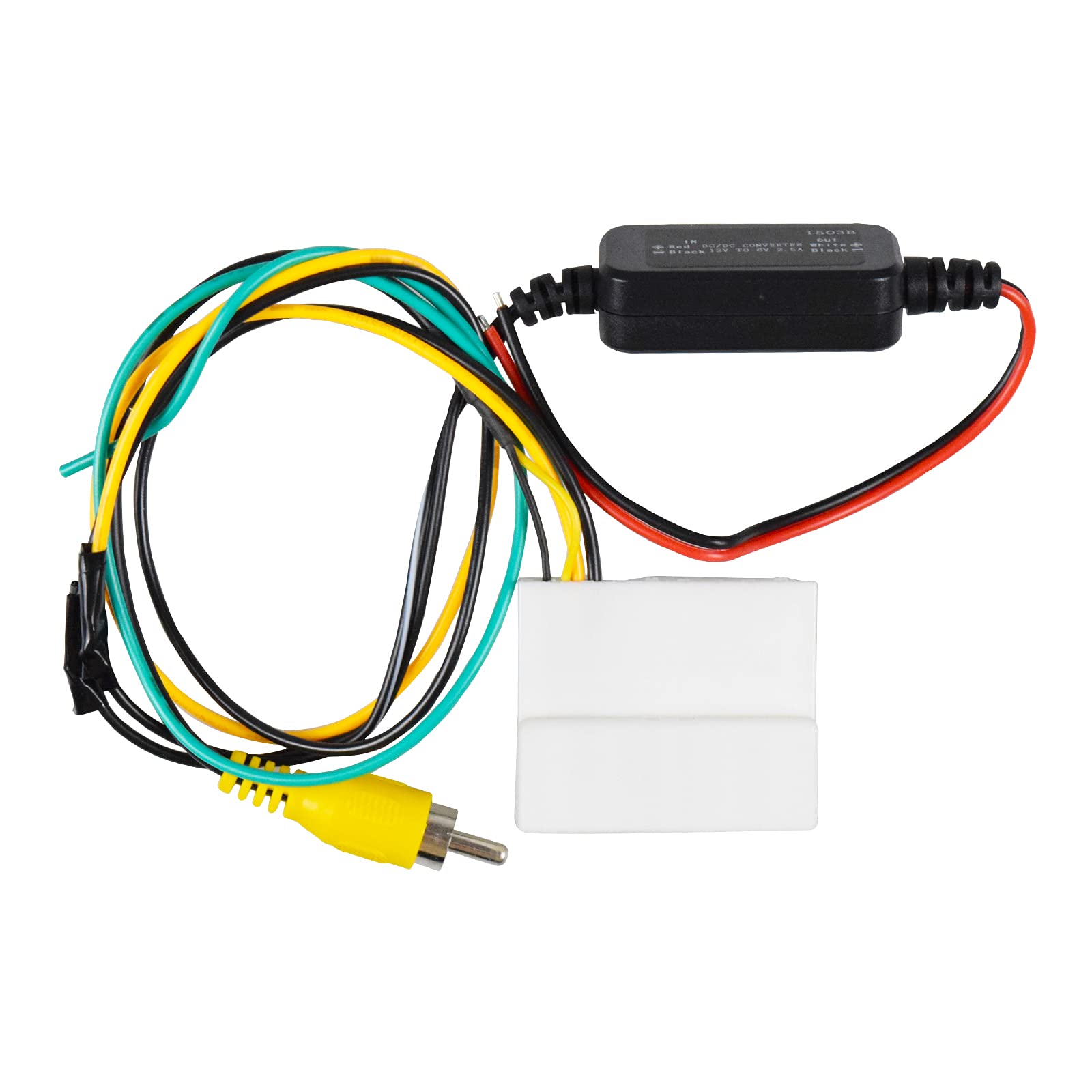 Backup Camera Retention Wire Harness Ux Ni006 For Nissan Frontier Juke Rogue Sentra Cube Murano Quest Leaf,Includes 12V To 6V Co