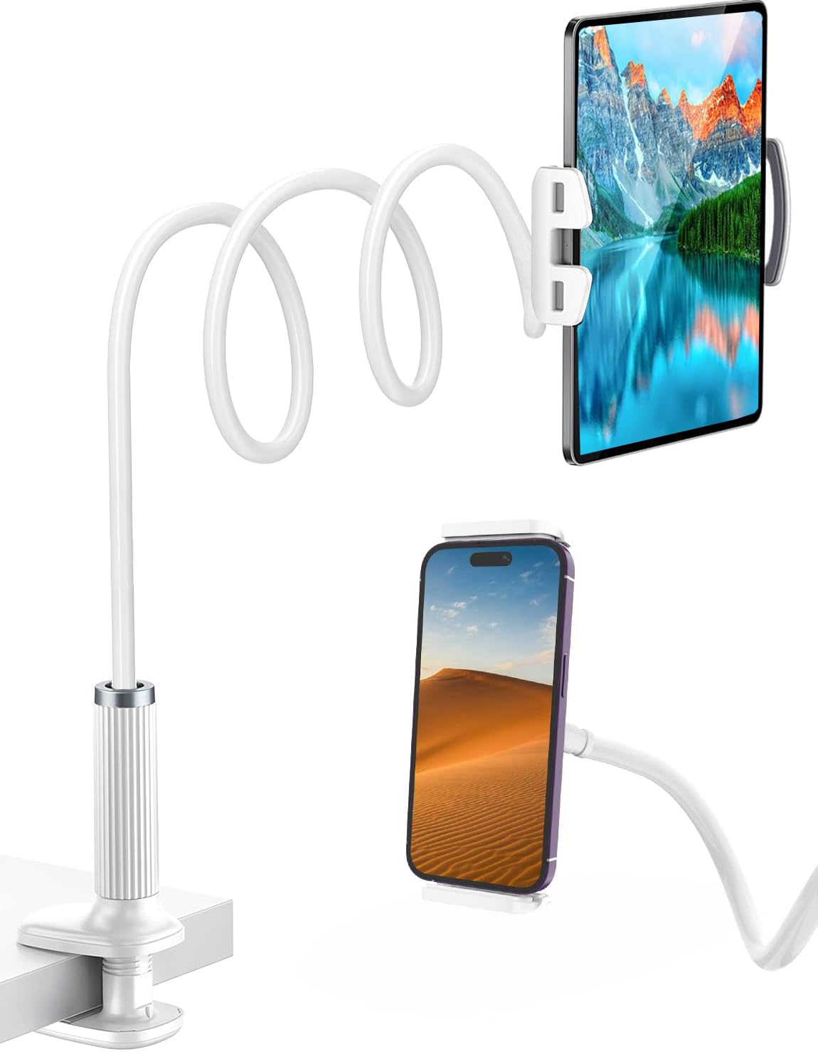 Niumowa Gooseneck Tablet Holder   Flexible Tablet Stand, Tablet Holder,Cell Phone Holder,Cell Phone Stand, Flexible Adjustable A