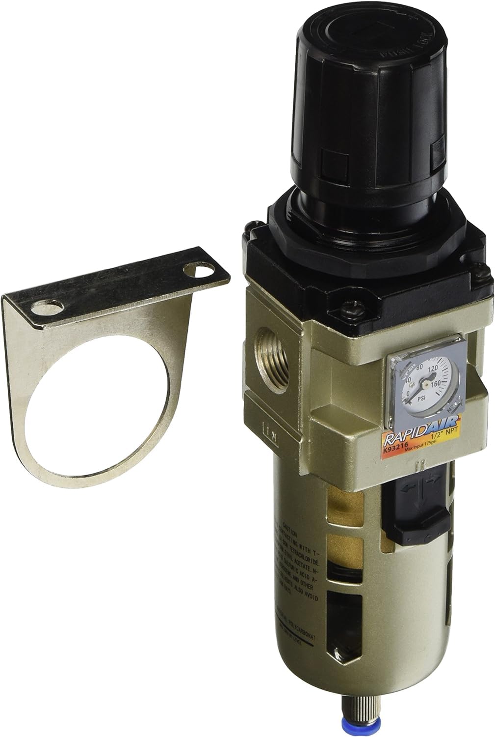 Rapidair K93216 Npt Filter Regulator, 1/2 Inch