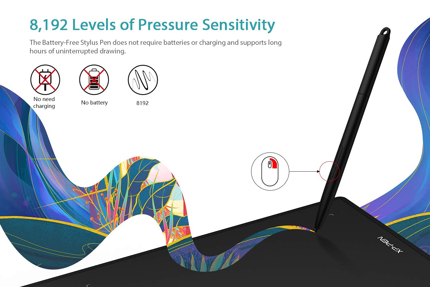 Xppen Star G960S Graphics Drawing Tablet 9 X 6 Inch With 8192 Levels Pressure Sensitivity Tilt Support Passive Pen 4 Shortcut Ke