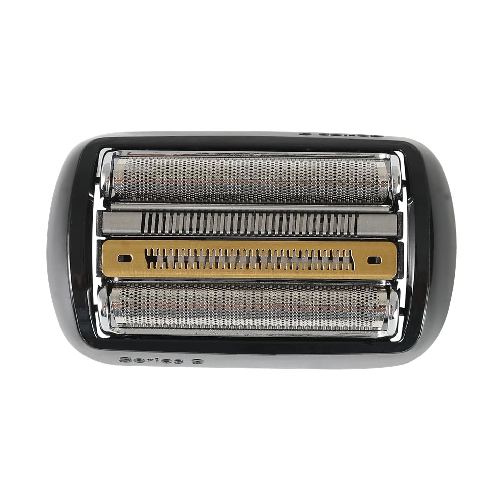 92B Replacement Shaver Head Compatible With Braun 9 Series Foil Shaver 9477Cc,9330S,9465Cc,9460Cc,9419S,9390Cc,9385Cc,Black