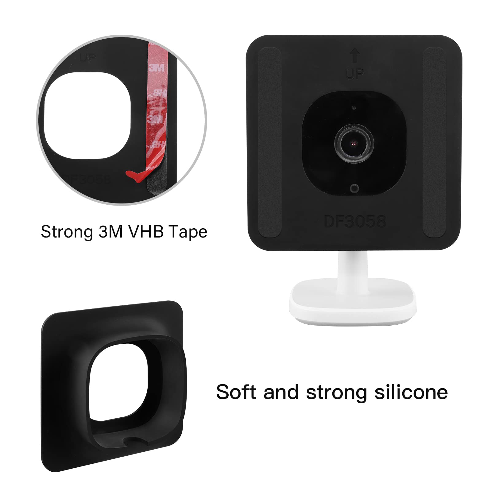Holaca Window Mount For Eufy Solo Indoorcam C24 C120 Security 2K Indoor Cam, Window Mount For Eufy Indoor Cam (Black 1Pack)