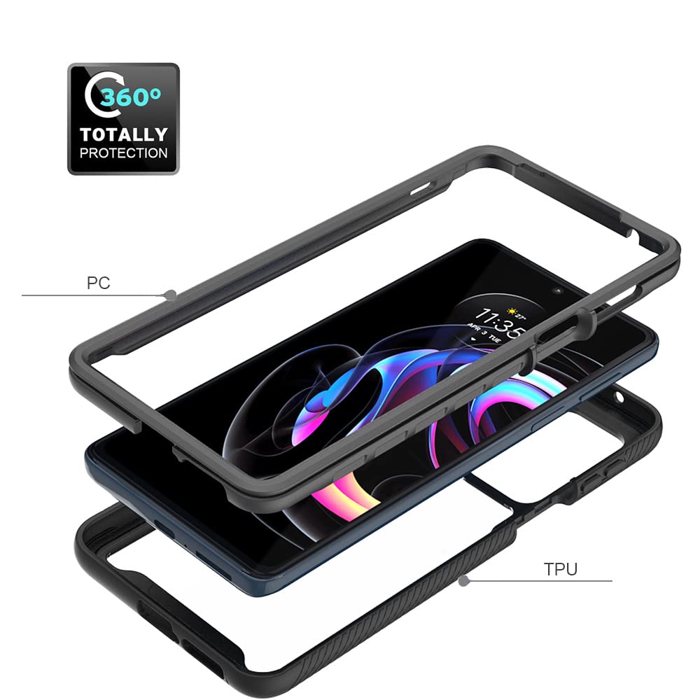 Case For Motorola Moto Edge 20 Pro Case Cover,Anti Fall And Shock Absorbing Protective Cover Case For Motorola Moto Edge S Pro 5