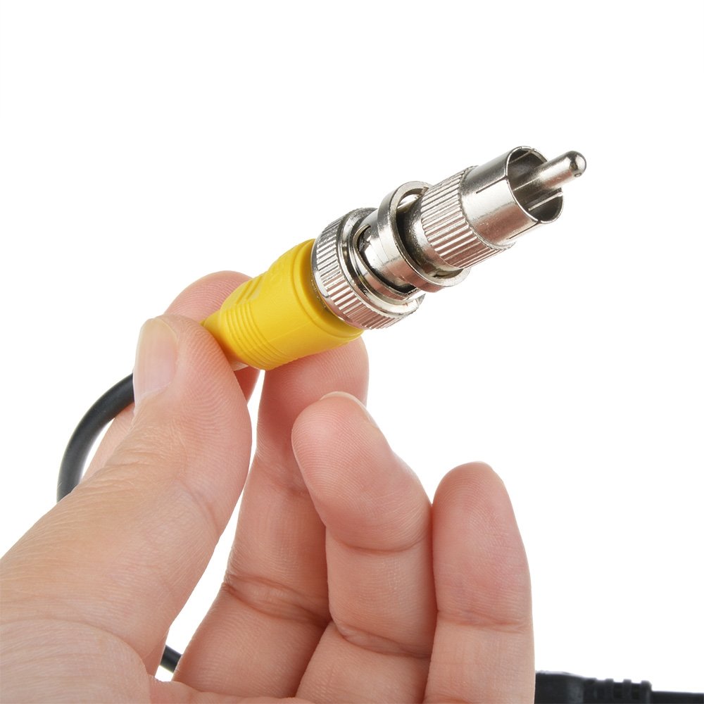 Ablegrid� 4 Pack 100Ft Bnc Video Power Cable Security Camera Cable Wire Cord For Cctv Dvr Surveillance System (Included 2X Bnc To Rca Connectors With Each Cable)