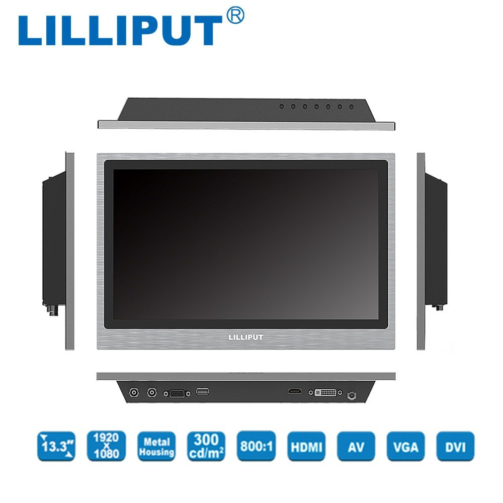 Lilliput 13.3 Tk1330-Np/C/T-B Open Frame Version Full Hd Hdmi Monitor With Capacitive Touch Function