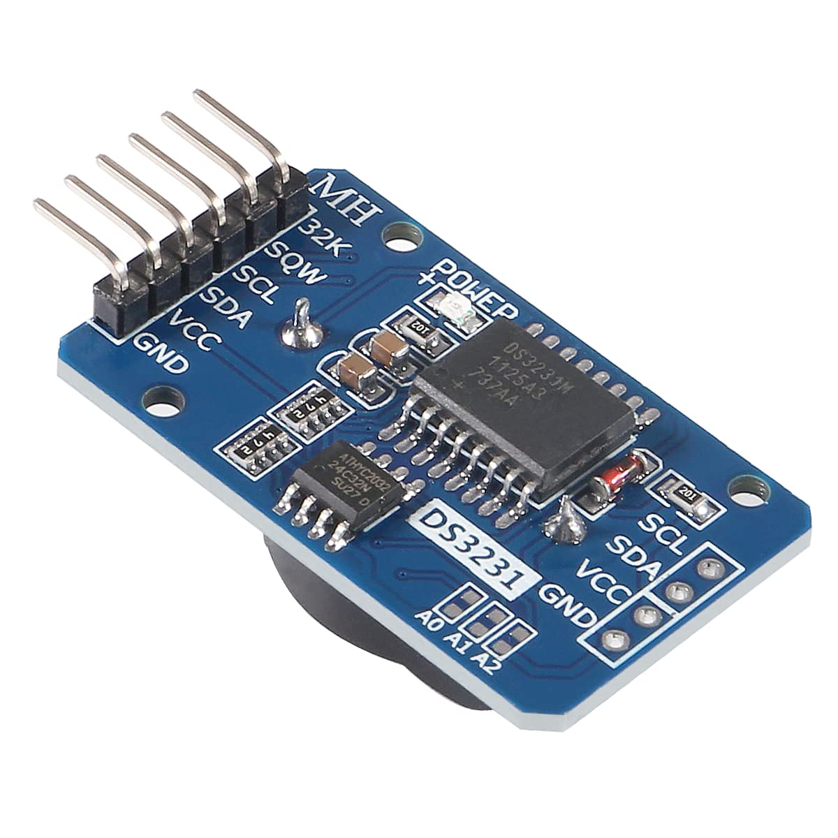 2Pcs Ds3231 At24C32 Iic Rtc Module Clock Timer Memory Module Beats Replace Ds1307 I2C Rtc Board With Male To Female Jumper Wire