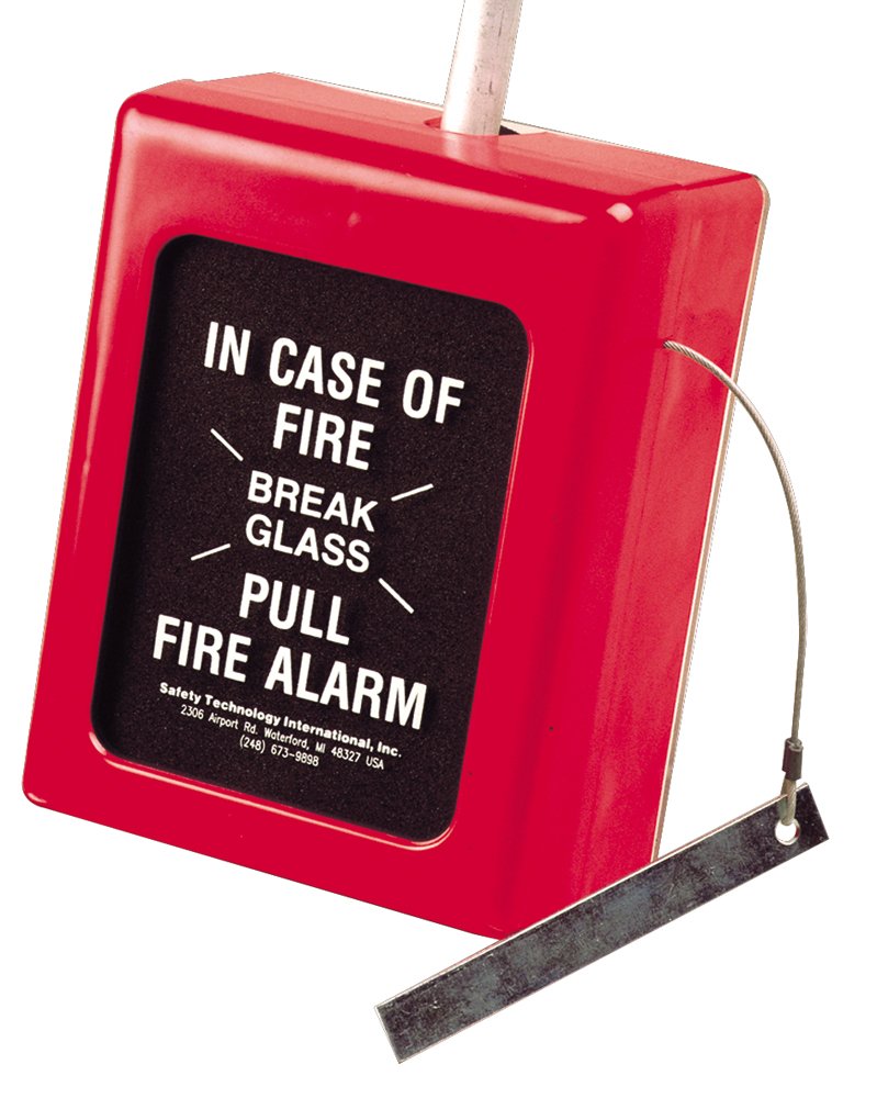 Safety Technology International, Inc. Sti 4130 Break Glass Stopper   Large Protective Cover With Red Spacer For Unsupervised Are