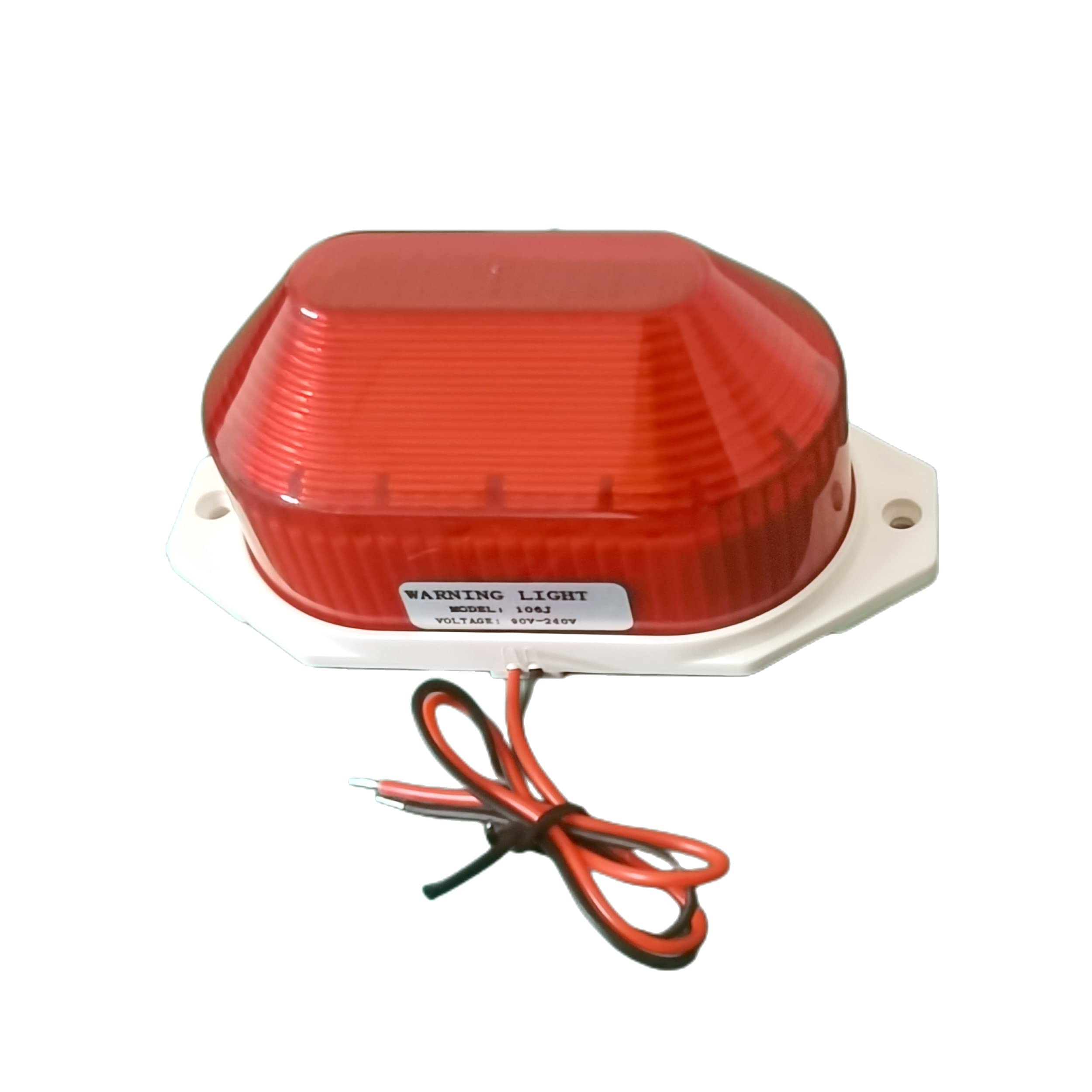 Ac110V 120V Strobe Siren Industrial Warning Light And Sound Emergency Panic Alarm Can Work With Smart Switch Plug (Not Include)