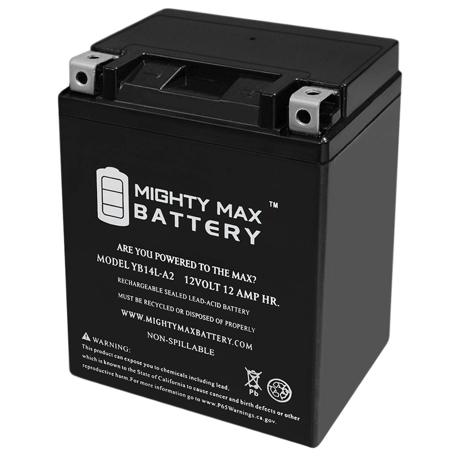 Mighty Max Battery Yb14L A2 12V 12Ah Replacement Battery For Cb14La2 12N14 3A