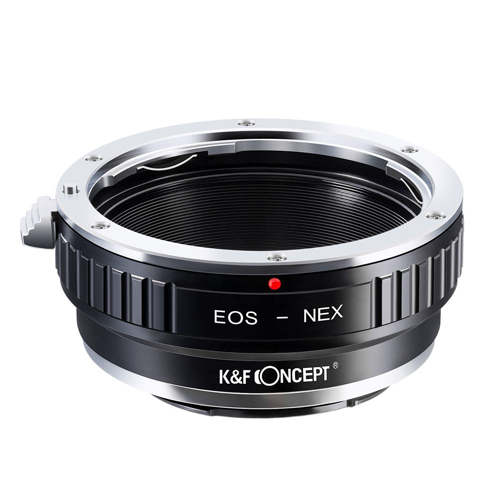 K&F Concept Ef Ef S To E Mount Adapter, Manual Focus Lens Mount Adapter Compatible With Canon Eos Lens To Sony Alpha Nex E Mount Camera Body