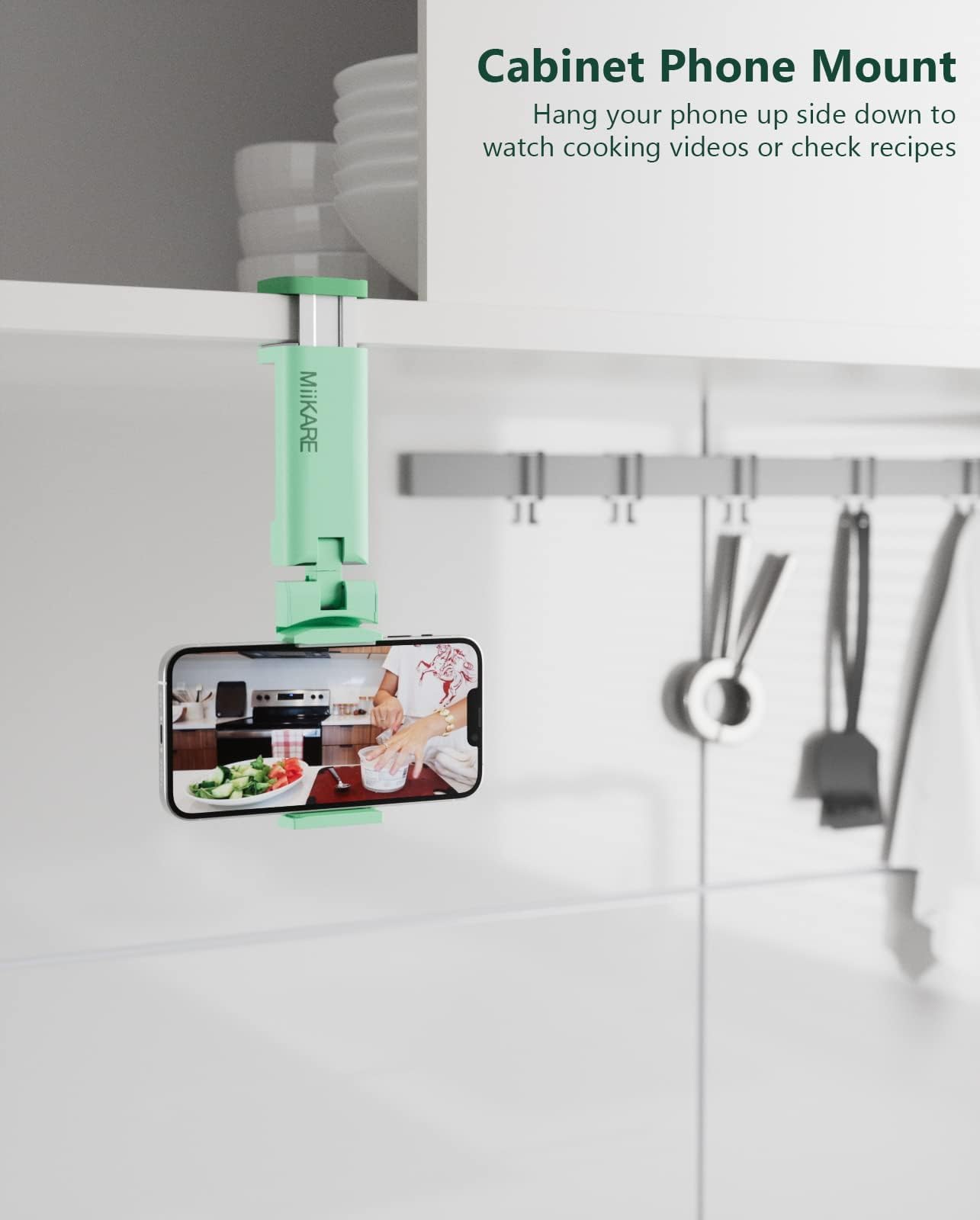 Miikare Airplane Travel Essentials Phone Holder, Universal Handsfree Phone Mount For Flying With 360 Degree Rotation, Travel Acc