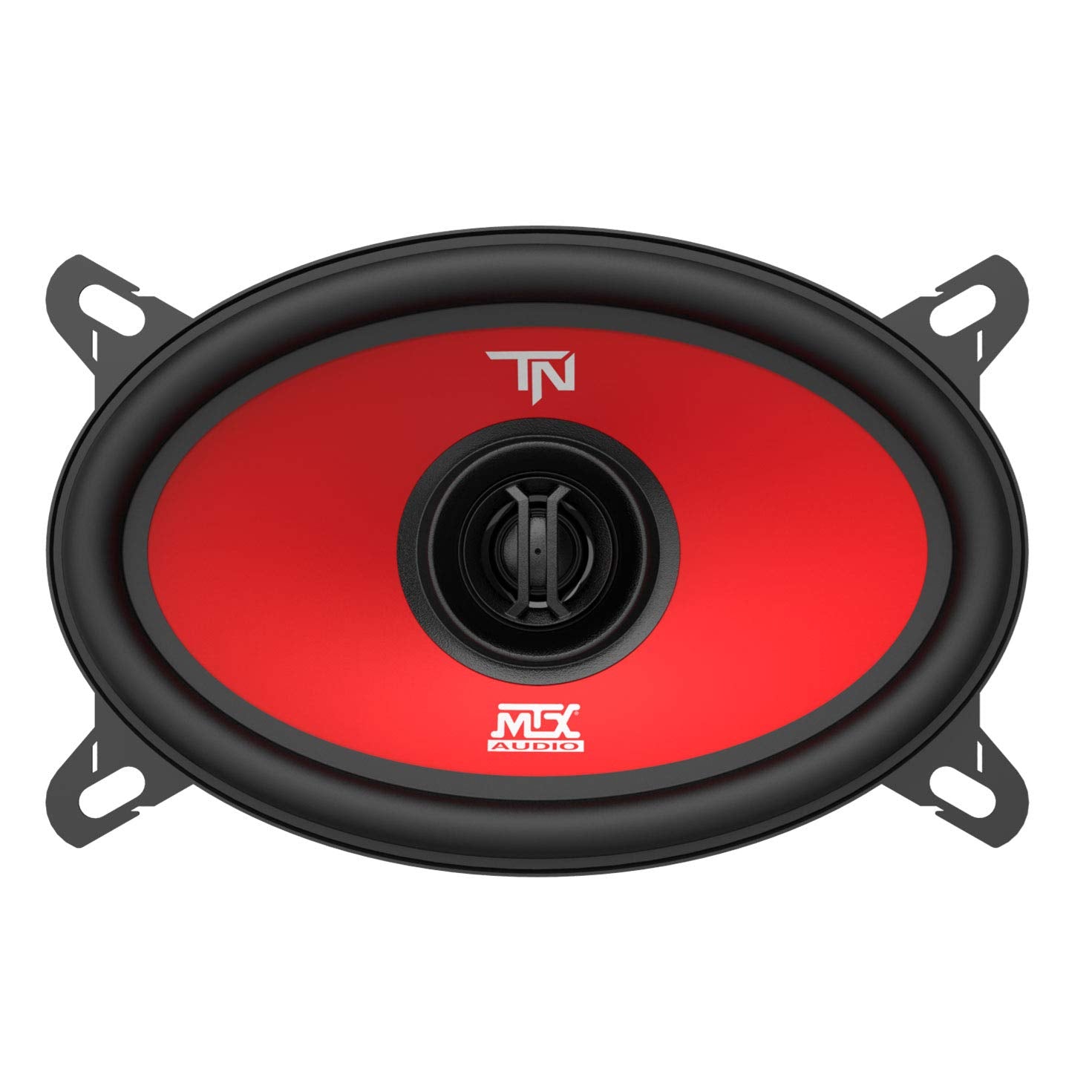 Mtx Terminator46 Durable 40 Watt Rms 4 X 6 Inch 2 Way Polypropylene Coaxial Car Speakers With Durable Steel Basket And Mylar Dom