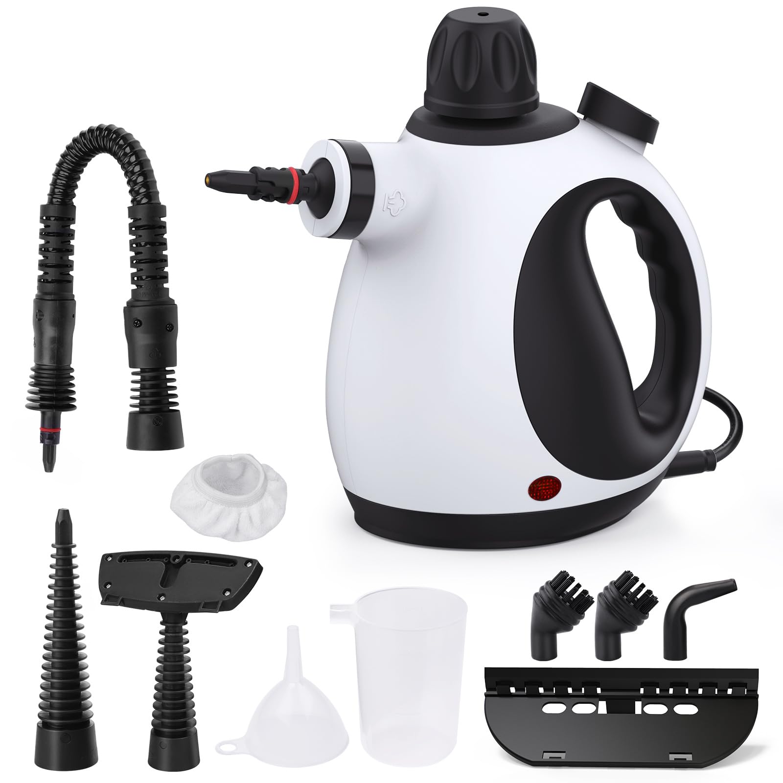 KOITAT Handheld Steam Cleaner, Steam Cleaner for Home with 10 Accessory Kit, Multipurpose Portable Upholstery Steamer Cleaning w