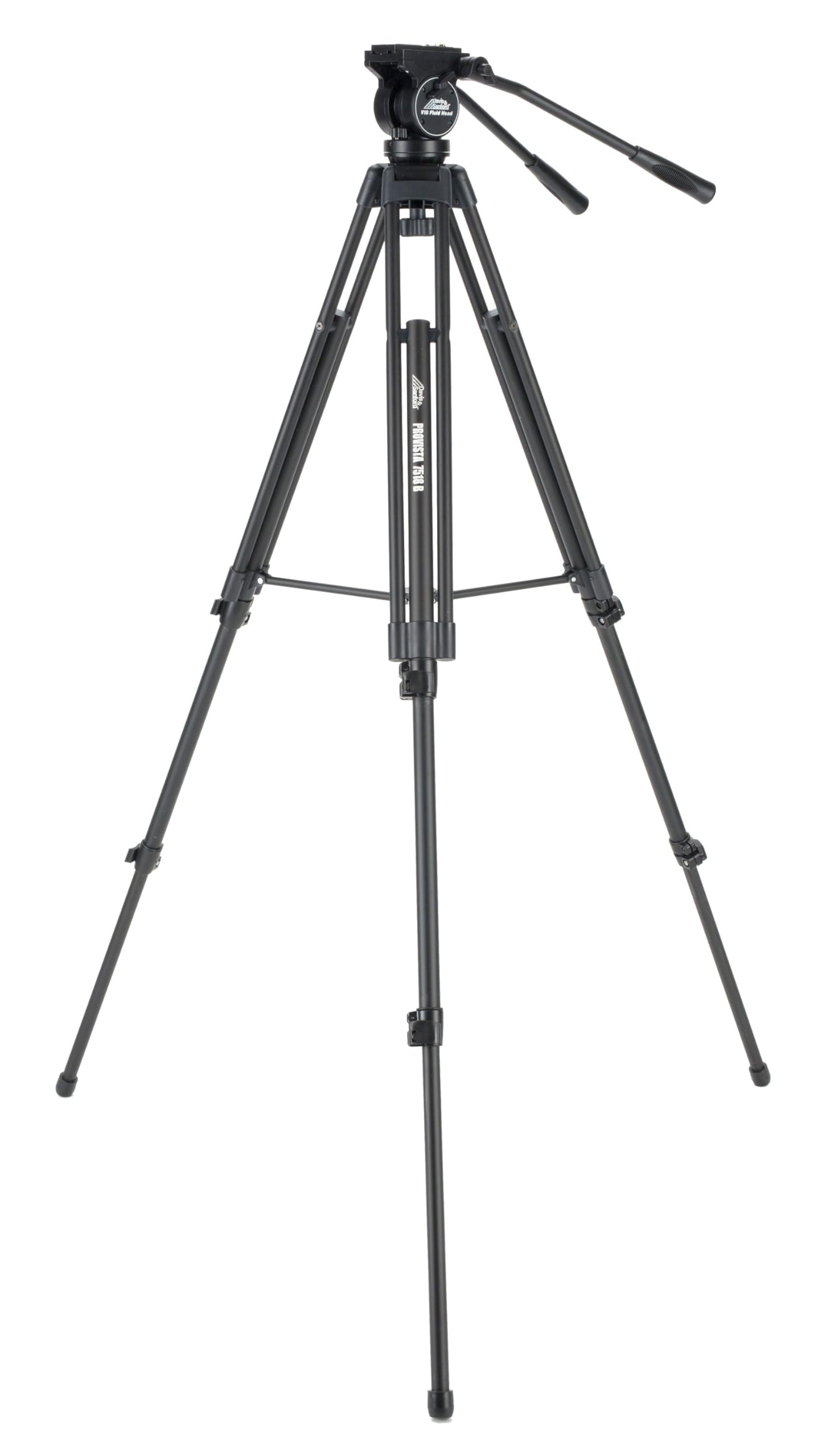 Davis & Sanford Provista7518B Pro Video Tripod With V18 Fluid Head, Black