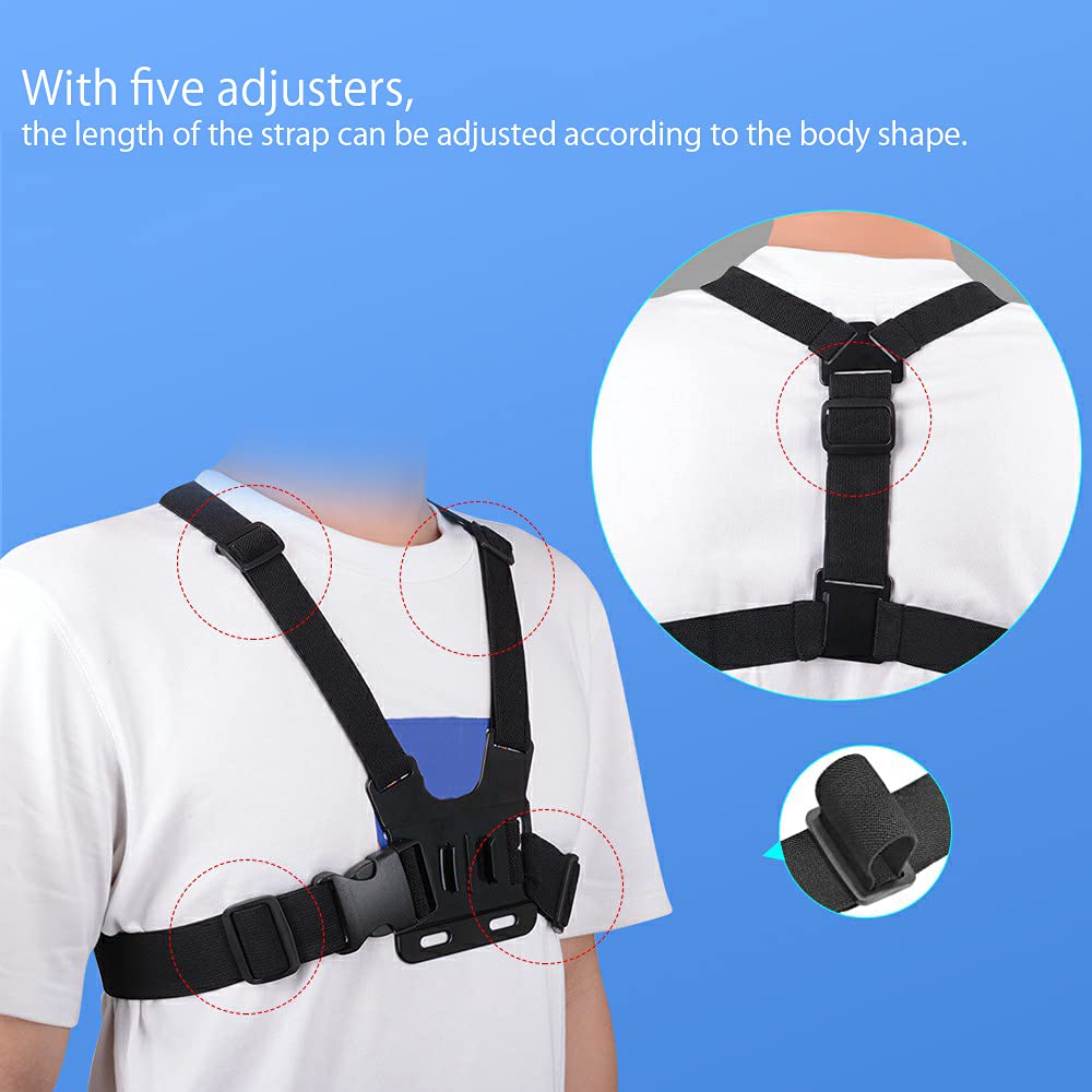 Mobile Phone Chest Mount Strap Holder