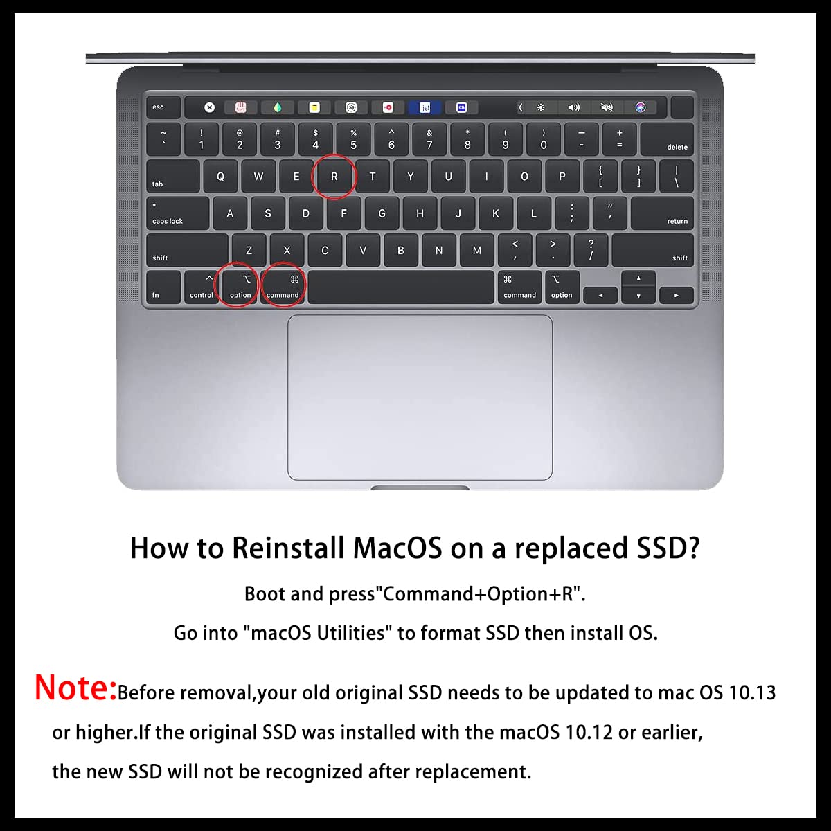 Dogfish 256Gb Nvme Ssd For Macbook Pcie Gen3X4 M.2 2280, Internal Ssd For Macbook Air A1466 A1465(2013 2017)/Macbook Pro A1398 A