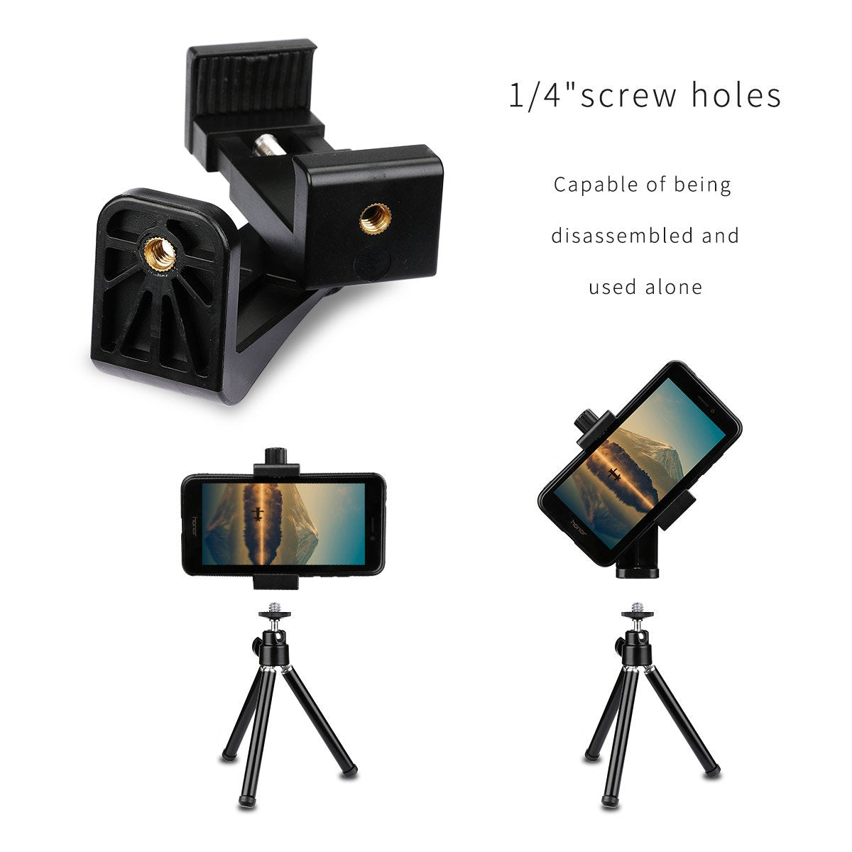 Afaith Cell Phone Tripod Mount With Remote, Phone Holder Adapter Selfie Monopod With Adjustable Clamp For Iphone 1414 Pro Max131