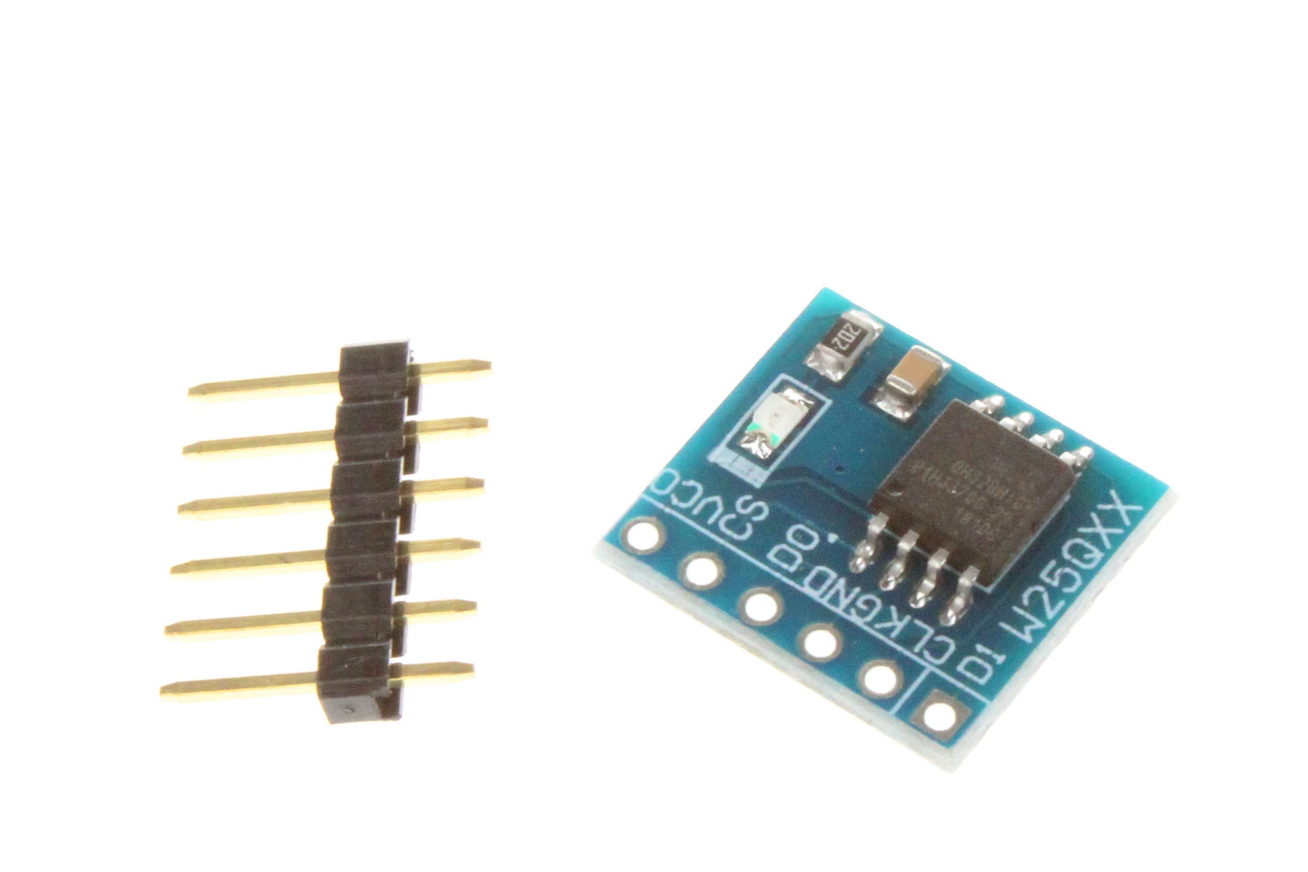 Noyito W25Q32 W25Q64 W25Q128 Flash Memory Module Data Flash Spi Interface (Pack Of 5) (W25Q128)