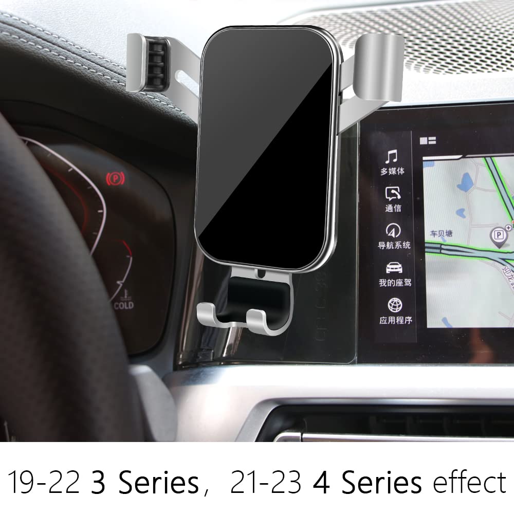Lunqin Car Phone Holder For 2019-2022 Bmw 3 Series Sedan 330I 330E M340I & 2021-2023 Bmw 4 Series 430I M440I & 2022-2024 Bmw 2 S