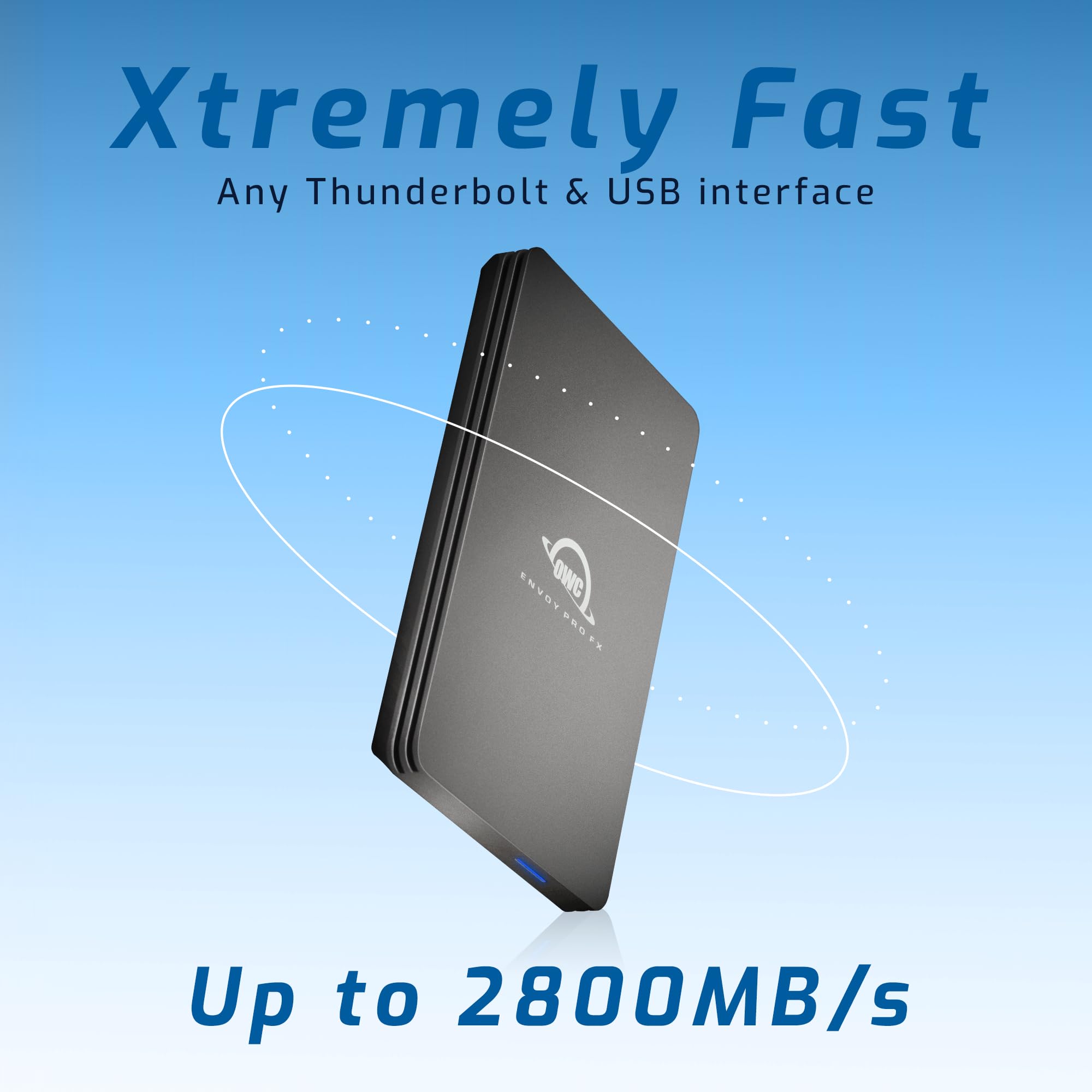 Owc 480Gb Envoy Pro Fx Thunderbolt 3 + Usb3.2 Gen 2 Usb-C Portable Nvme Ssd Up To 2800Mb/S