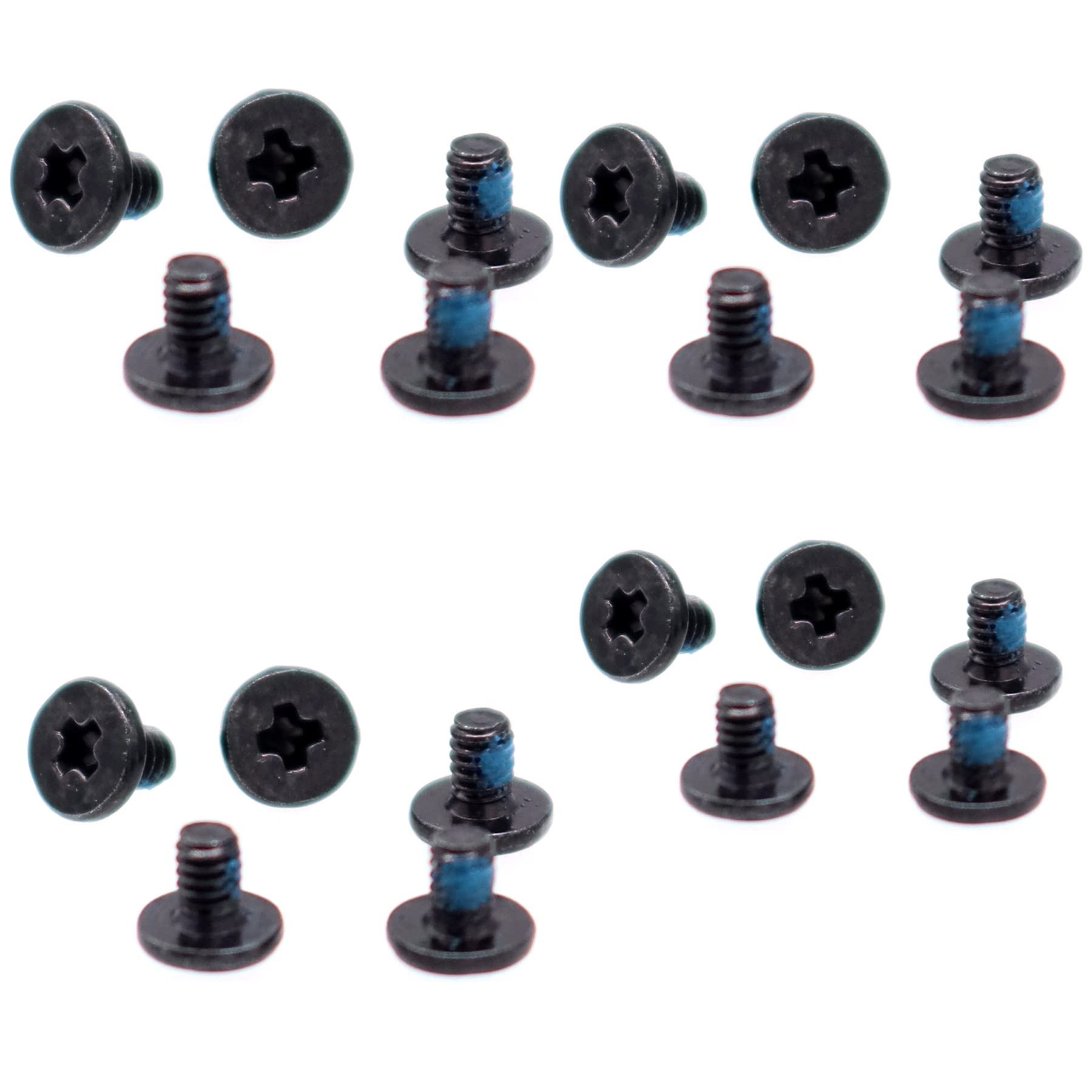 Deal4GO 20-Pack M2 x 3 mm Phillips Flat Head Screw Fastener w/Nickel Plated Replacement for Laptop PC M.2 SSD Heatsink WiFi Card