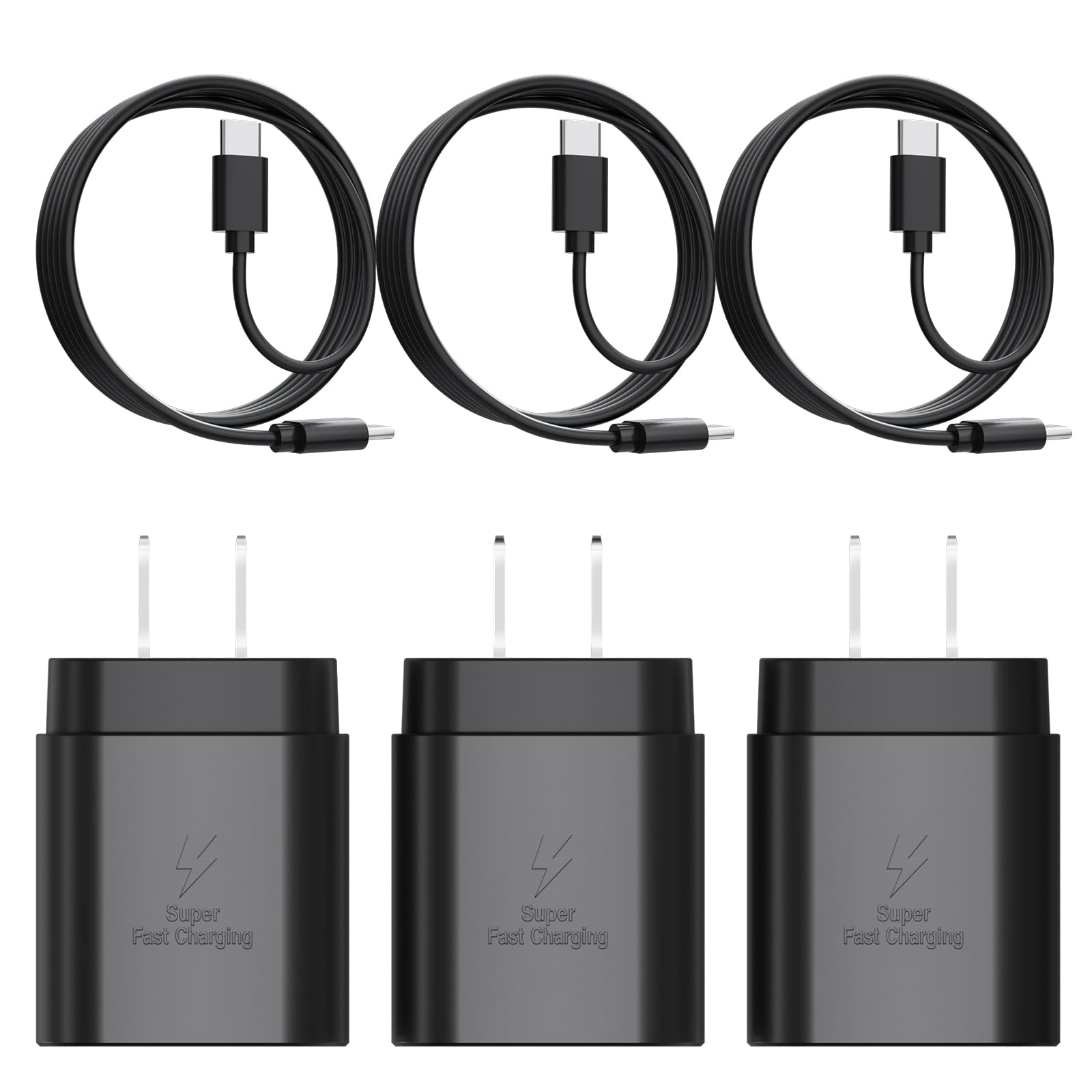 Type C Charger 25W Type C Super Fast Charging Block USB C Charger Cable