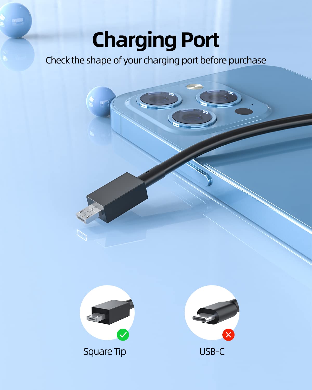 Laptop Charger Fit For Asus Chromebook Flip C100P C100Pa C100 C201P C201Pa C201 Notebook, (Ul Safety Certified) (Not Fit Usb C), Special Usb 6 Pin Connector, 24W