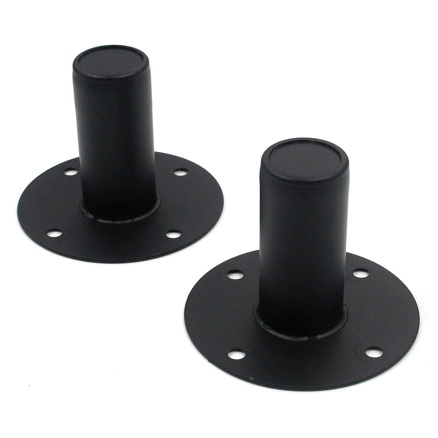 T Tulead Speaker Mount Stand Top Bracket 4.21''  3.15'' Speaker Cabinet Pole Mount Speaker Stand Mounts Pack Of 2