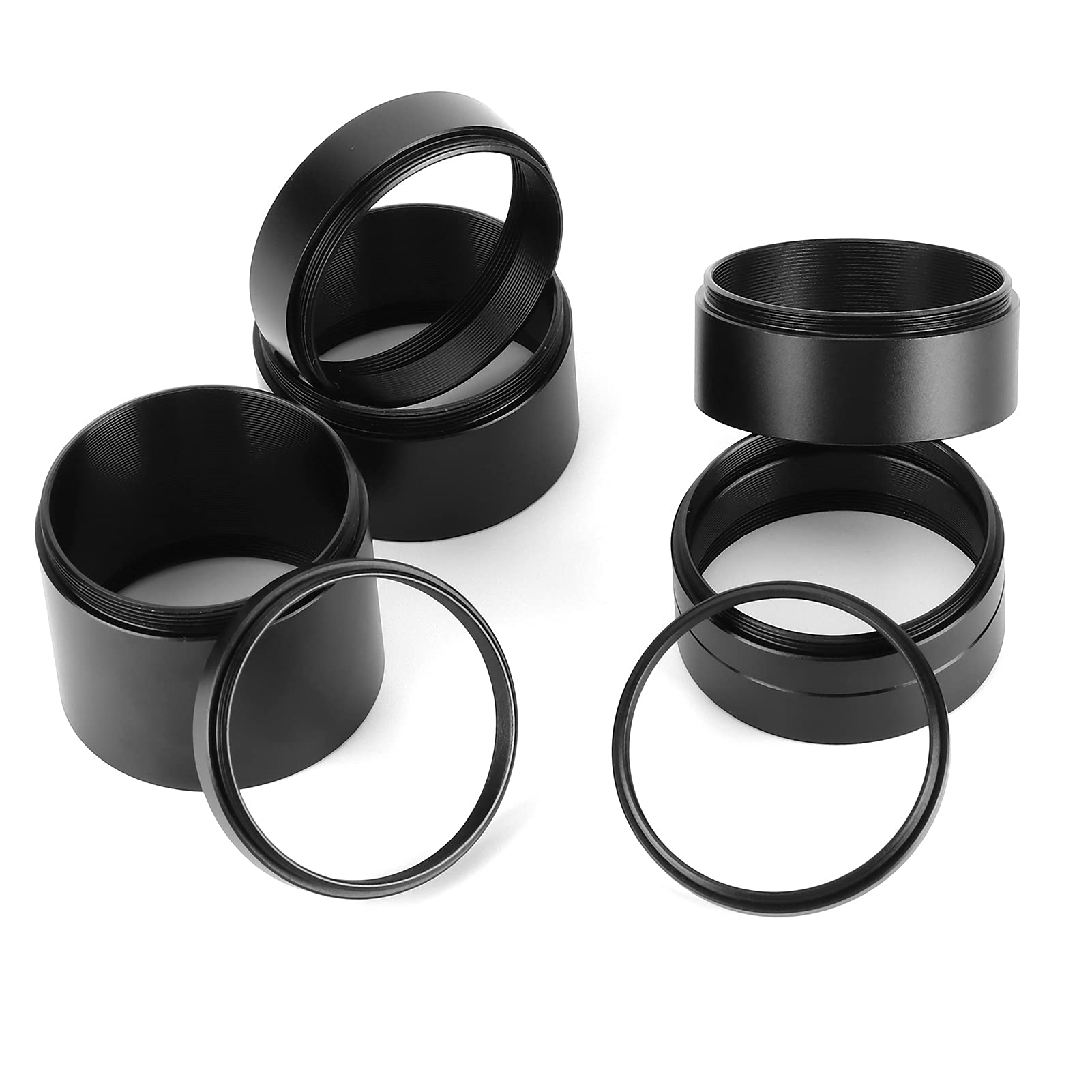 Lens Adapter Ring Extension Tube Kit,Camera Tube Telescope Covers,Variable Tube Microscope Lens M42 Extension Tubes Microscope A