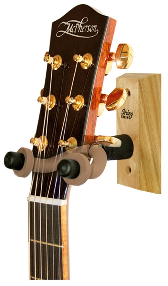 String Swing Guitar Hanger Wall Mount For Classical Guitars  Oak Cc01 O Made In The Usa