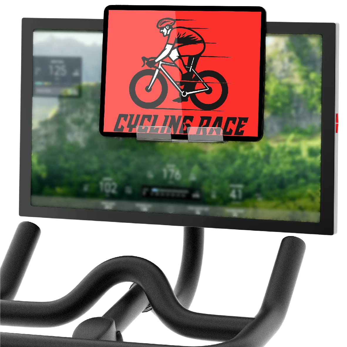 Doubleplus Tablet Holder Compatible With Peloton Bike & Bike Plus & Tread & Row, Holder For Ipad, Tablet Stand, Compatible With 
