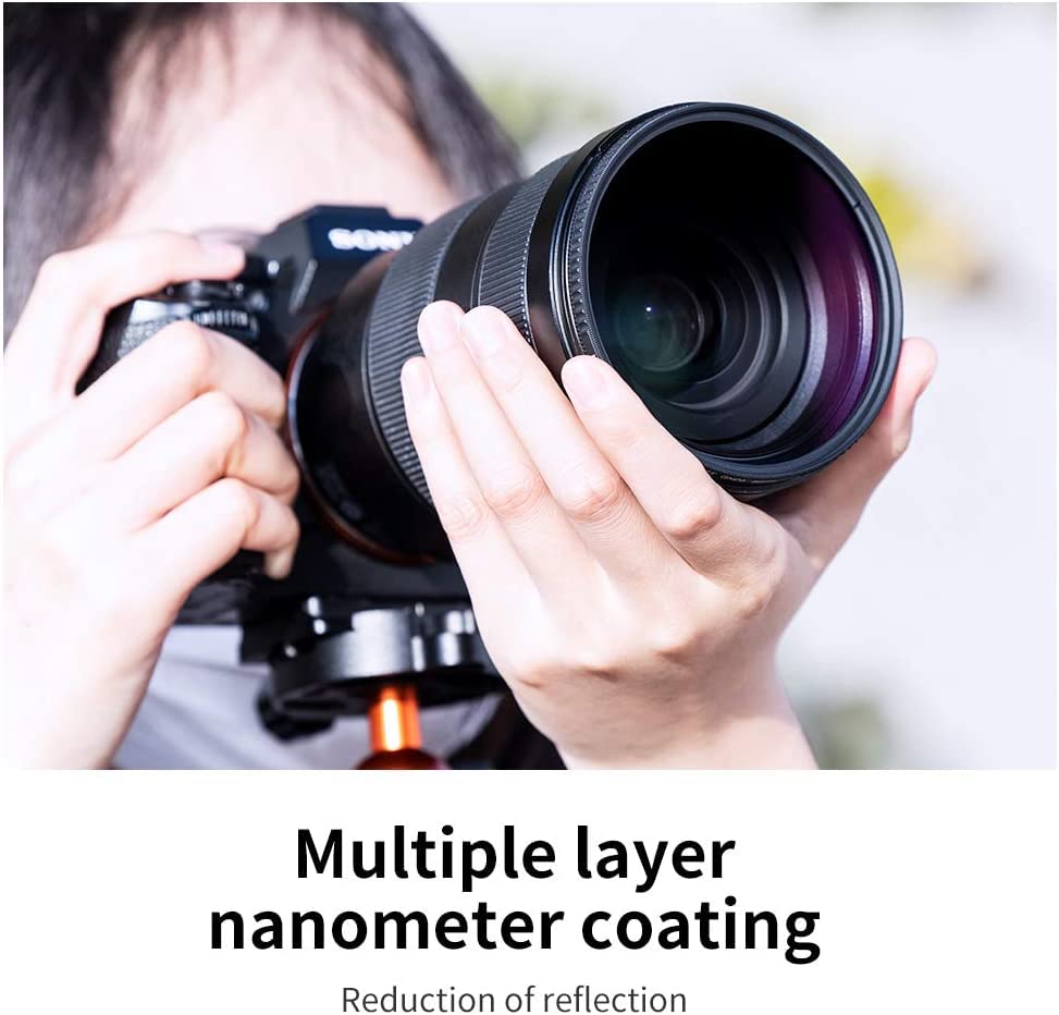 K&F Concept 67Mm Soft Gnd8 (3 Stop) Lens Filter Soft Graduated Neutral Density Filter With 28 Multi Layer Coatings For Camera Lens (Nano X Series)