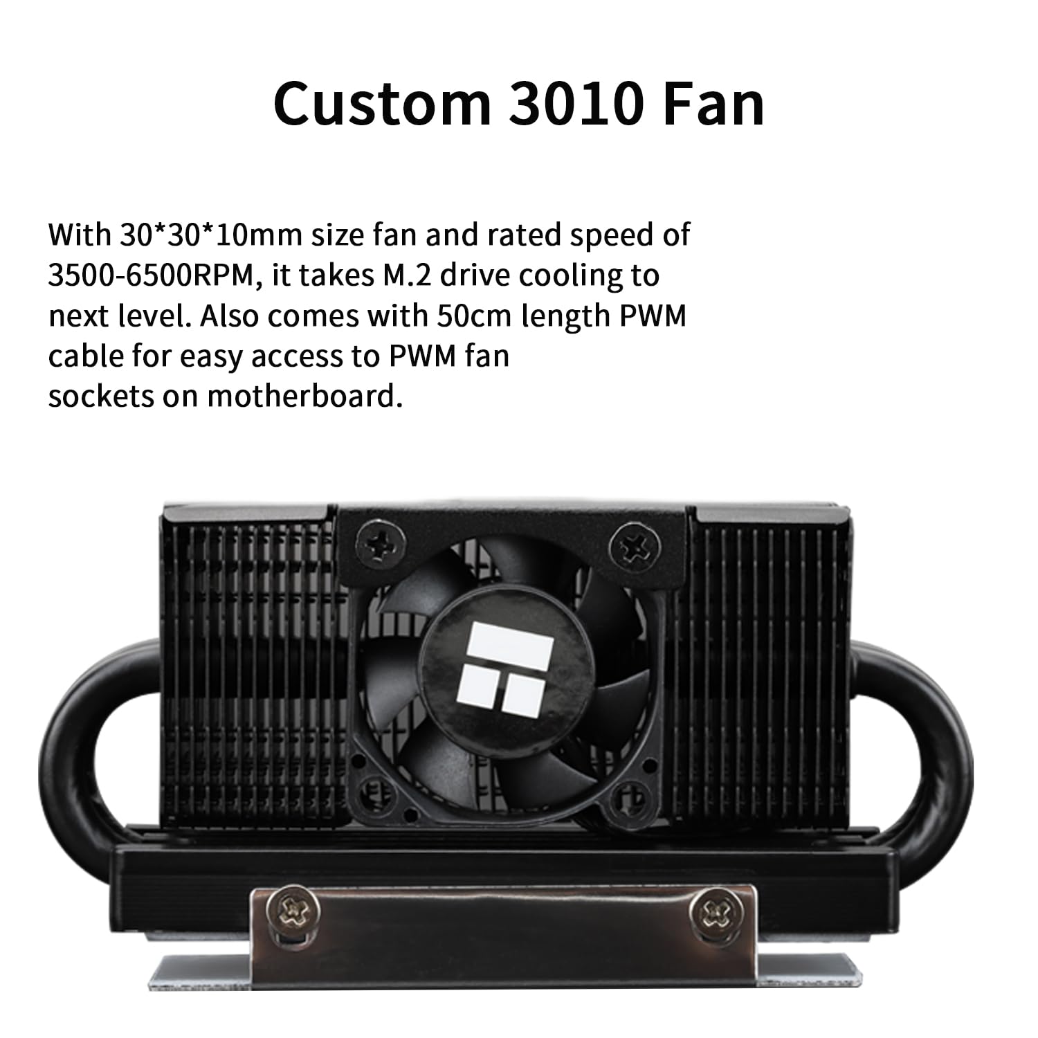 Thermalright Hr10 2280 Pro Black Ssd Cooler, Double Sided Heatsink, Carries 14.8W/M.K Silicone Pad, Includes 4 Heatpipes, Reflow