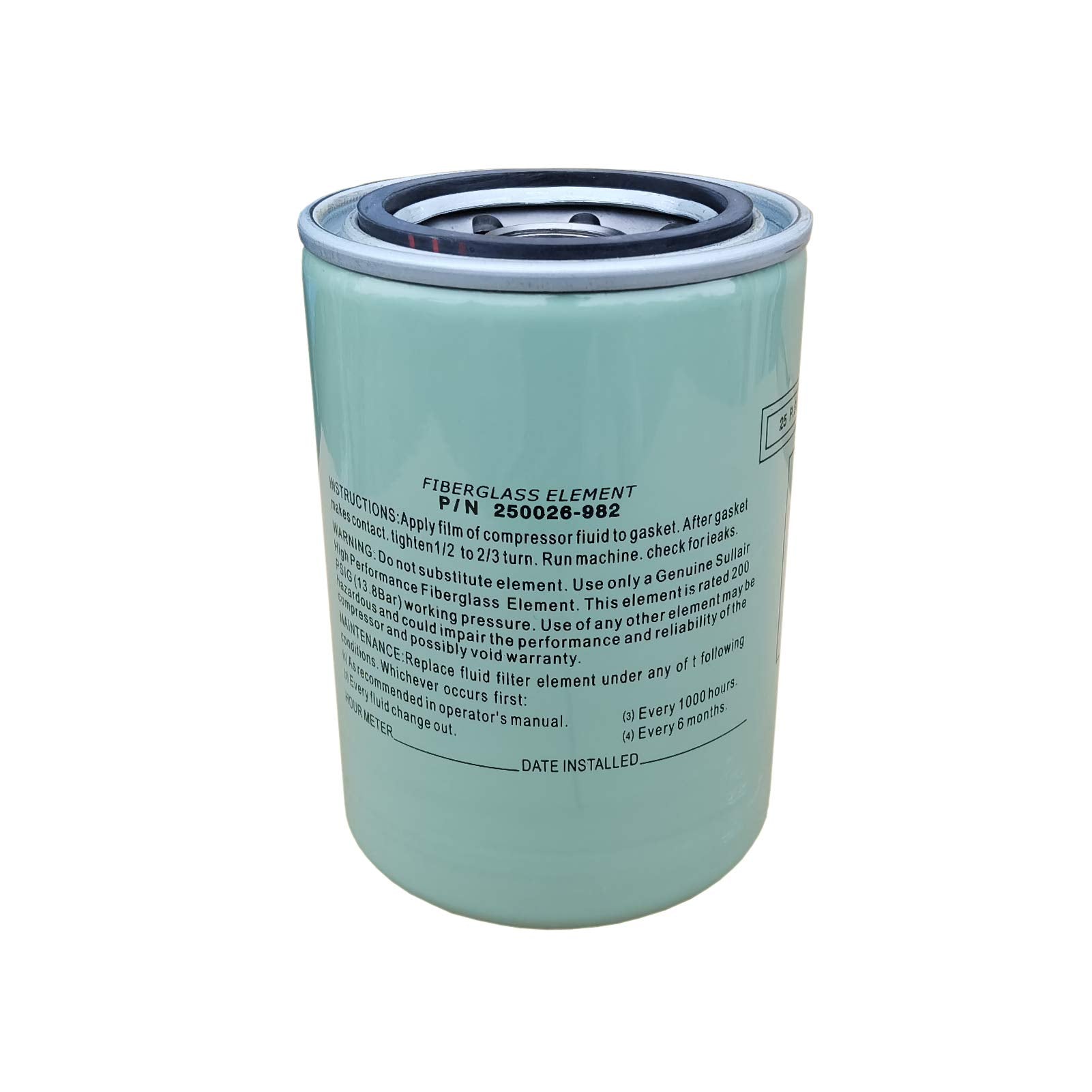 250026 982 250028 032 Oil Filter Replacement For Use With Rotating Screw Air Compressor Oil Filter