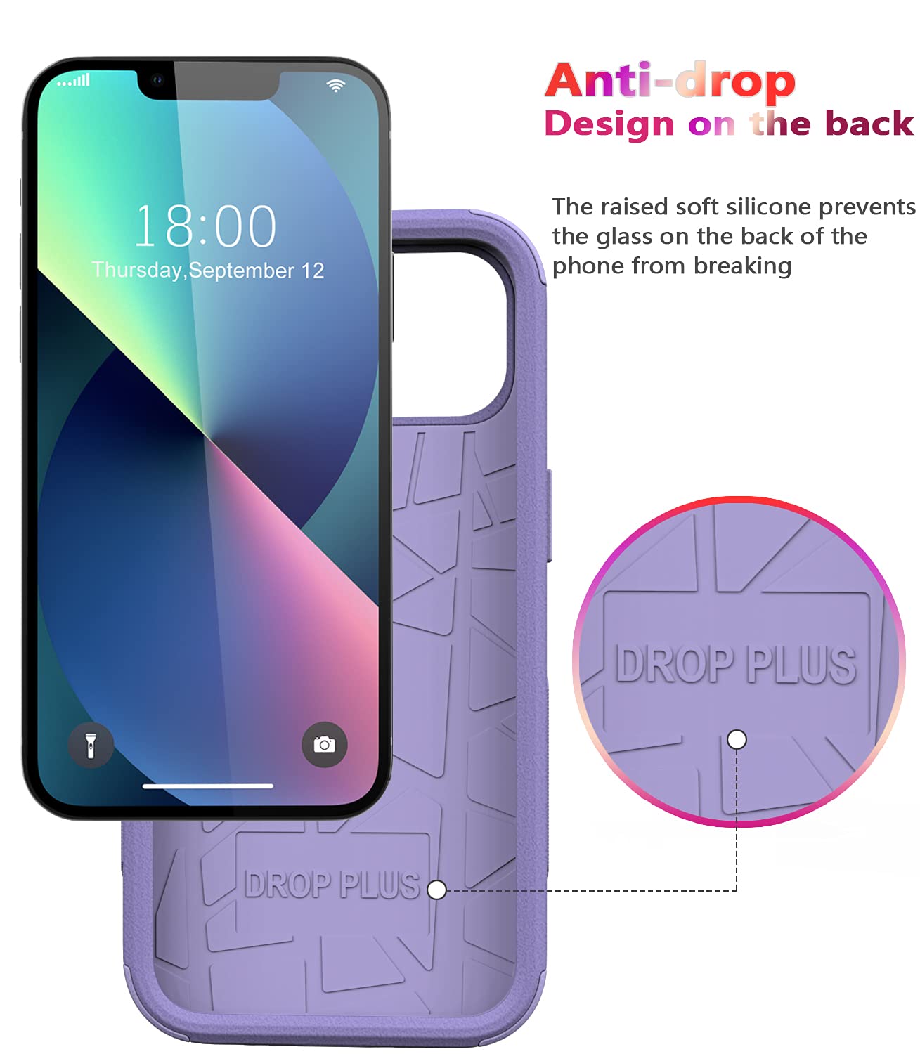 Diverbox For Iphone 13 Case [Shockproof] [Dropproof] [Dust Proof],Heavy Duty Protection Phone Case Cover For Apple Iphone 13 (Pu