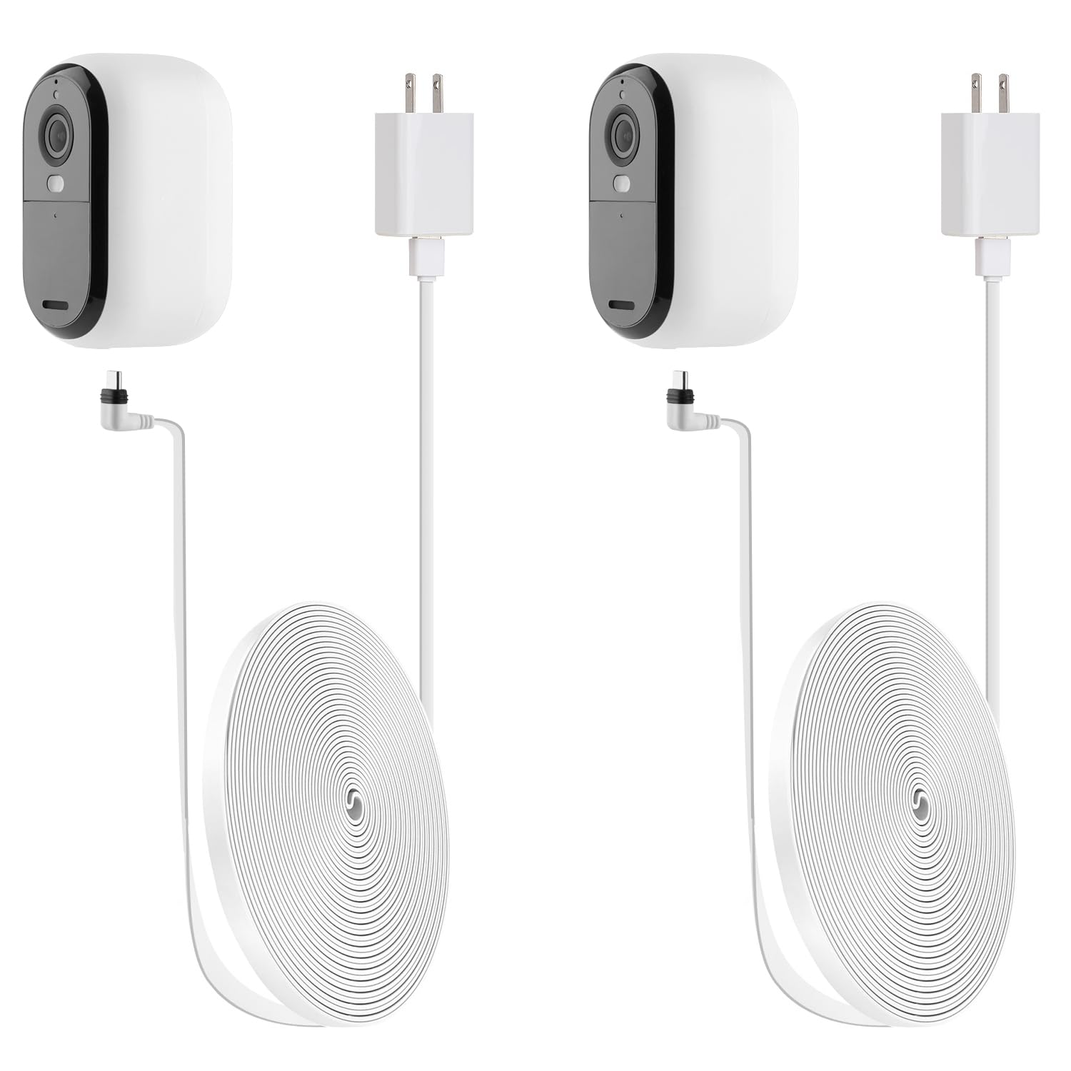 Itodos 2 Pack 20Ft/6M Power Cable And Adapter For Arlo Essential Wireless Security Camera, 2Nd Generation, Weatherproof Outdoor