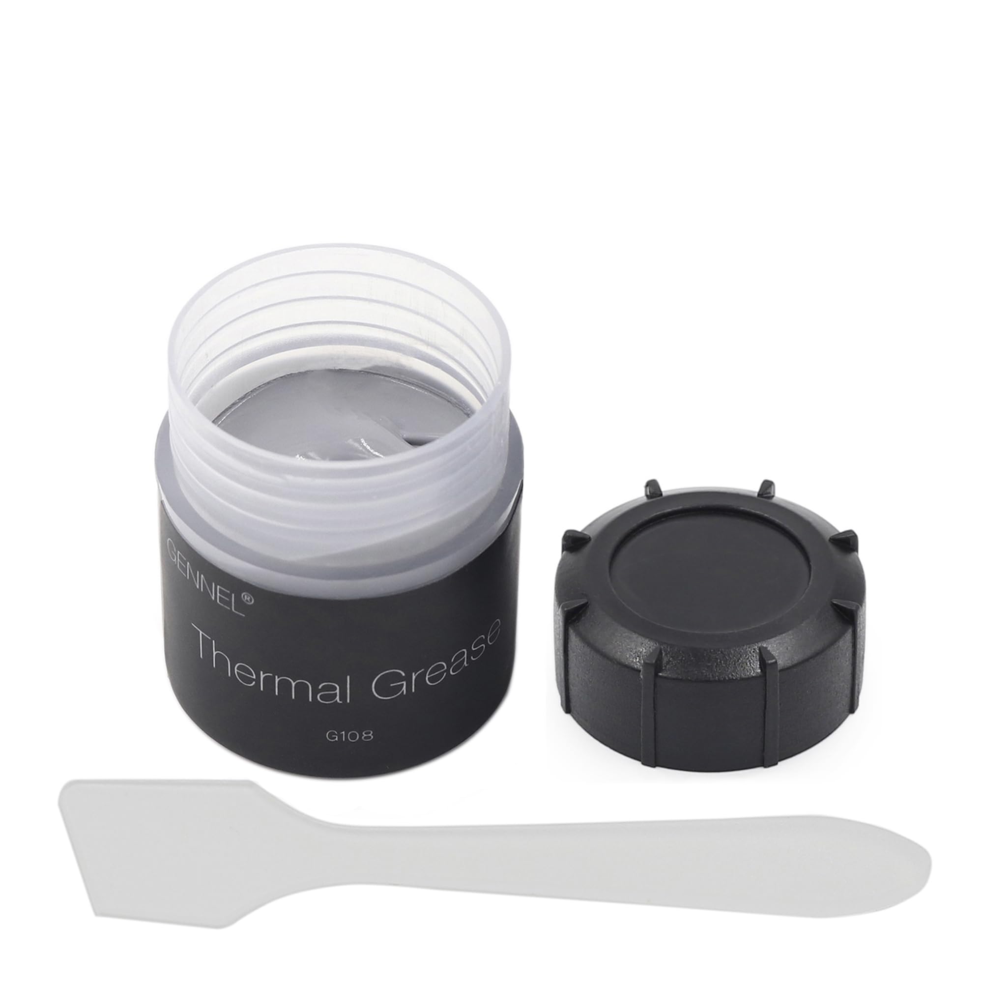 GENNEL G108 20Grams High Performance Thermal Paste, Heatsink Compound, Carbon Based Heatsink Grease for CPU GPU High Power LED C