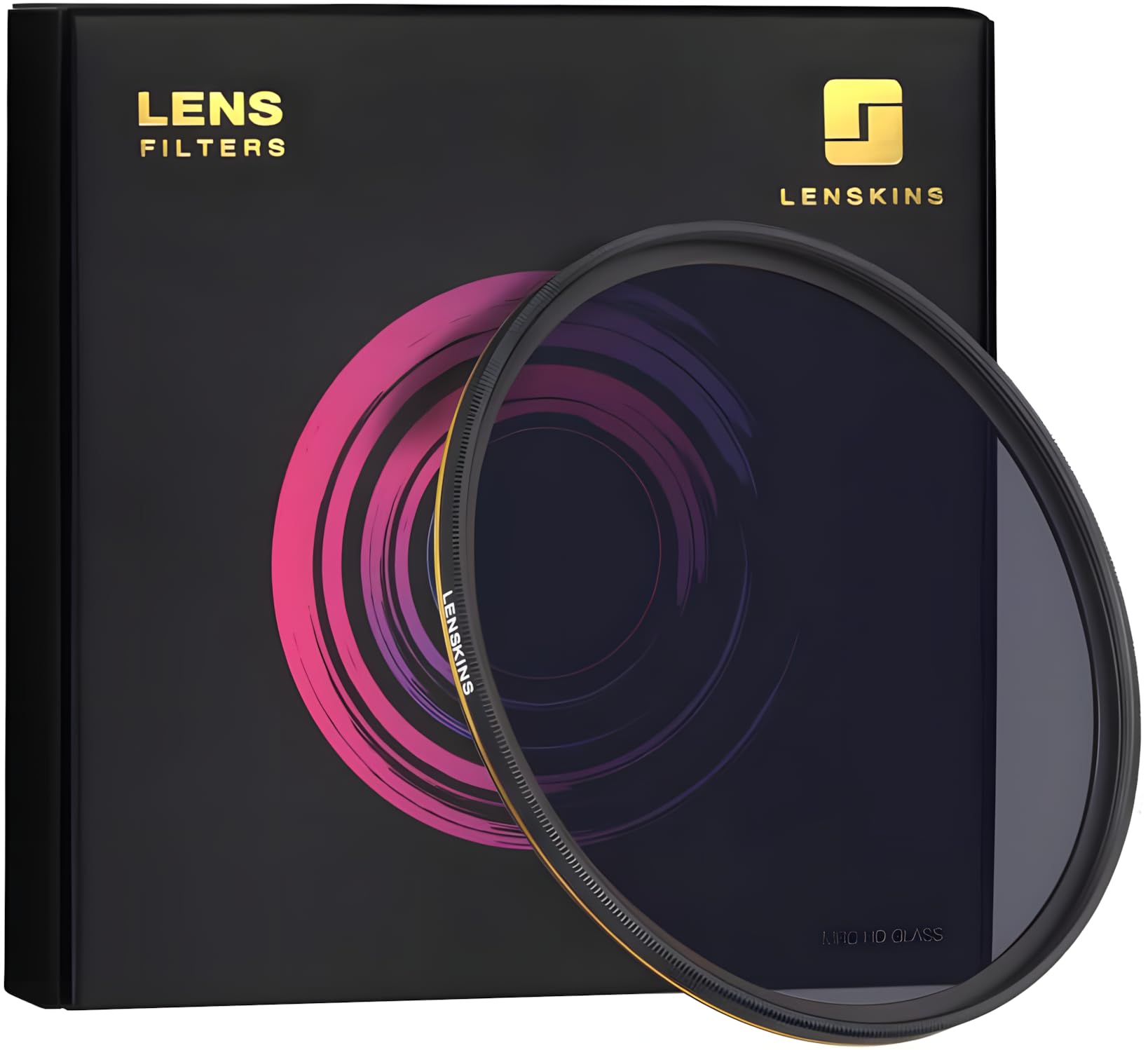 Lenskins 77Mm Nd64 Filter, 6 Stop Neutral Density Filter For Camera Lenses, 16 Layer Multi Resistant Coated, German Optics Glass
