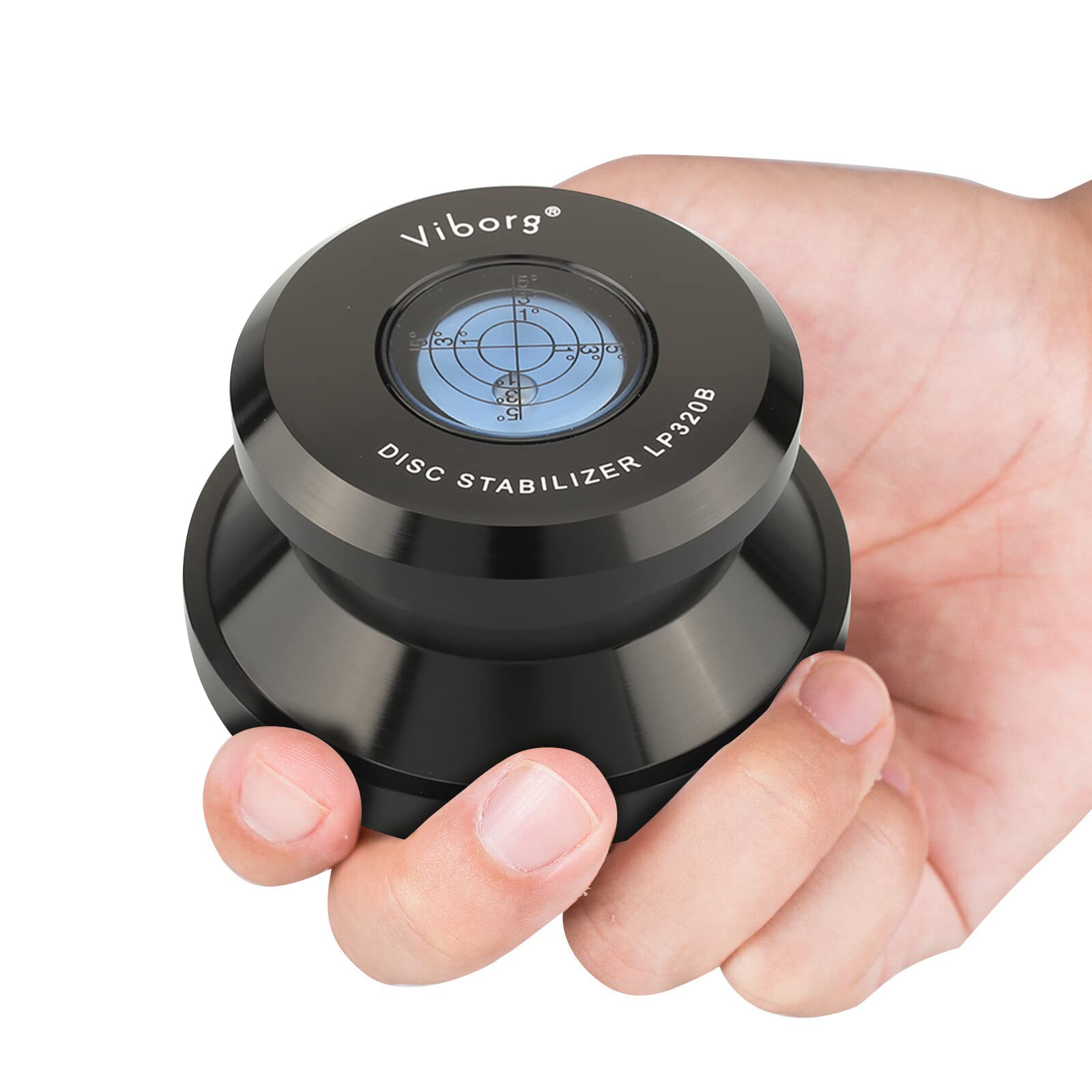 Viborg Lp320B Record Weight Turntable Disc Stabilizer 77X41Mm Aluminum Hifi Vinyl Clamp 11.3Oz Lp Phono Record Puck Turntable Le