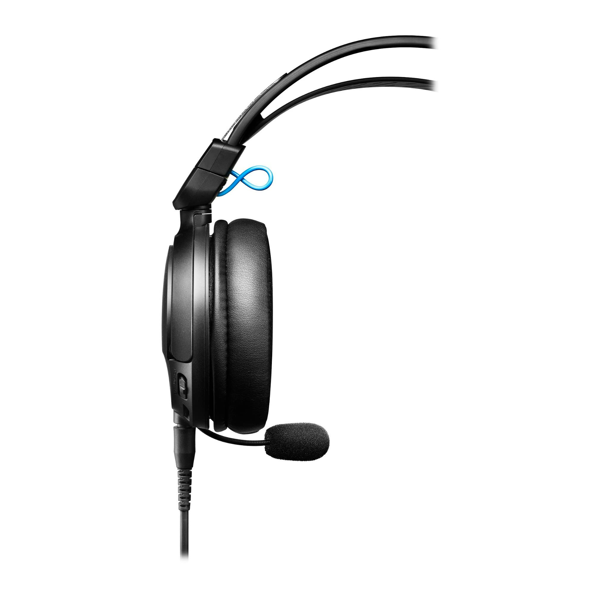 Audio Technica ATH GL3BK Closed Back Gaming Headset, Black